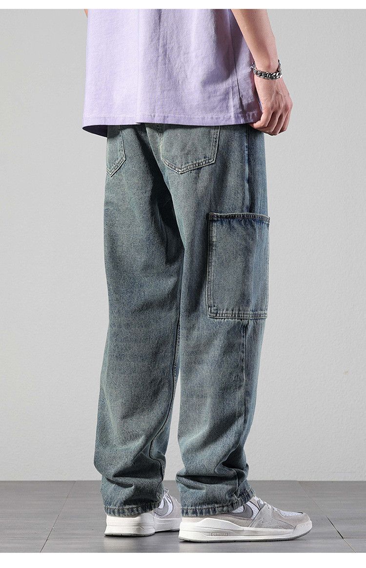 Japanese Brand × Jean Straight loose versatile casual work jeans Size US 32 / EU 48 - 4 Thumbnail