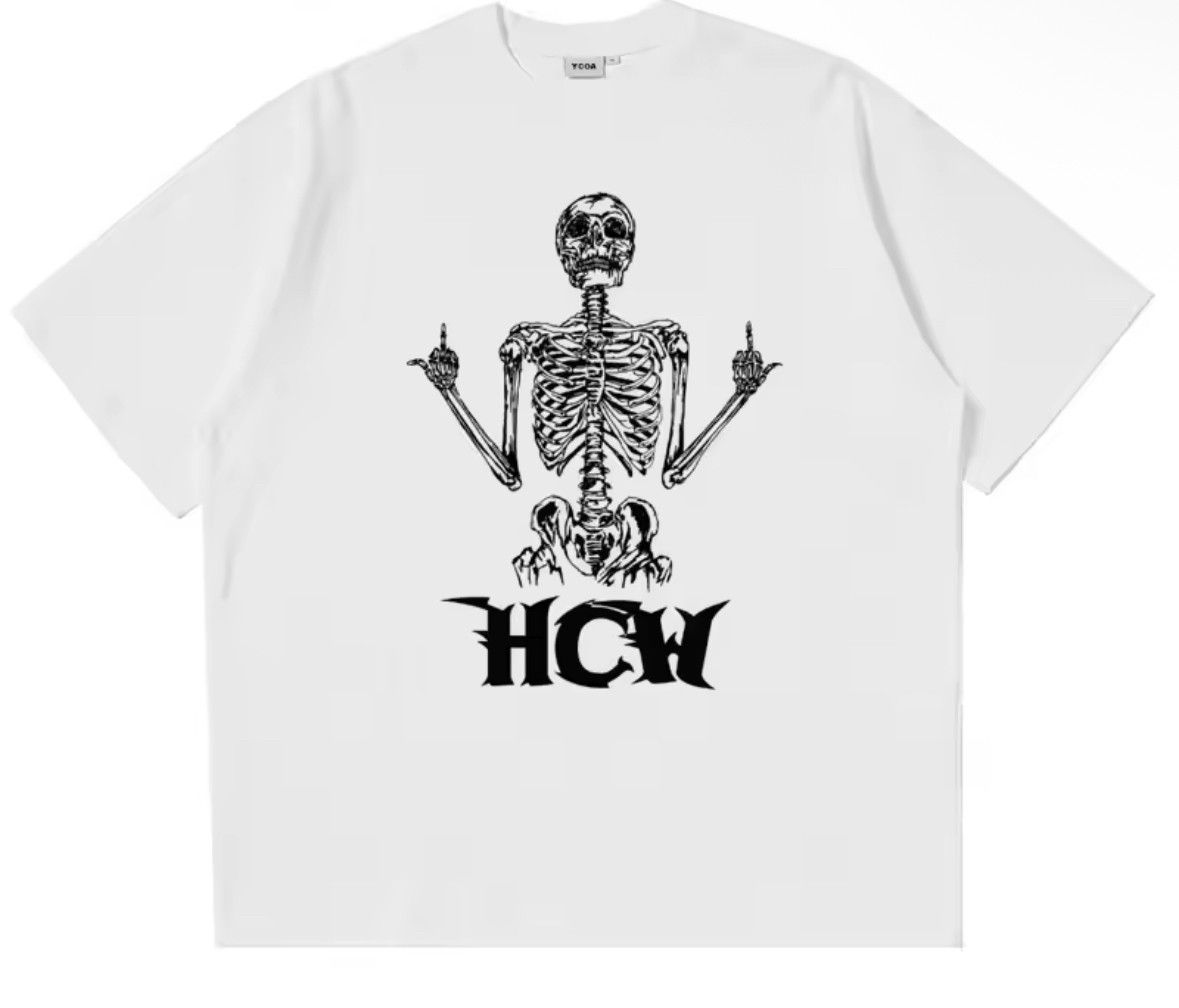 Japanese Brand Gothic 90s Streetwear Skeleton Print T-Shirt Punk Tees Size US L / EU 52-54 / 3 - 1 Thumbnail