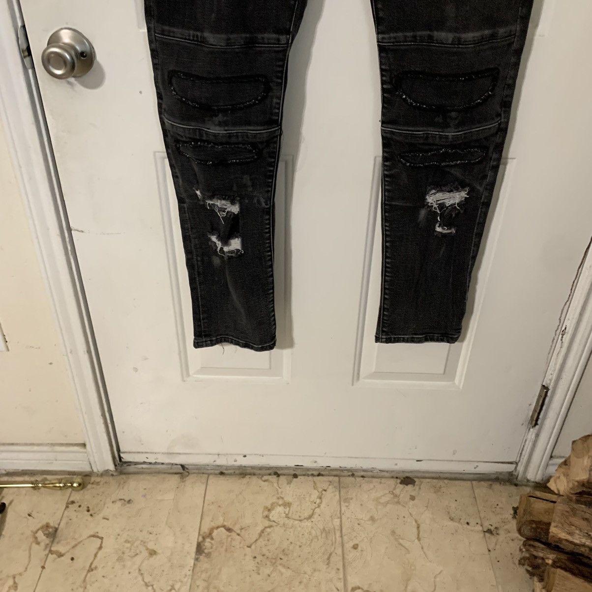 Crysp Denim Distressed Skinny jeans Size US 38 / EU 54 - 4 Thumbnail