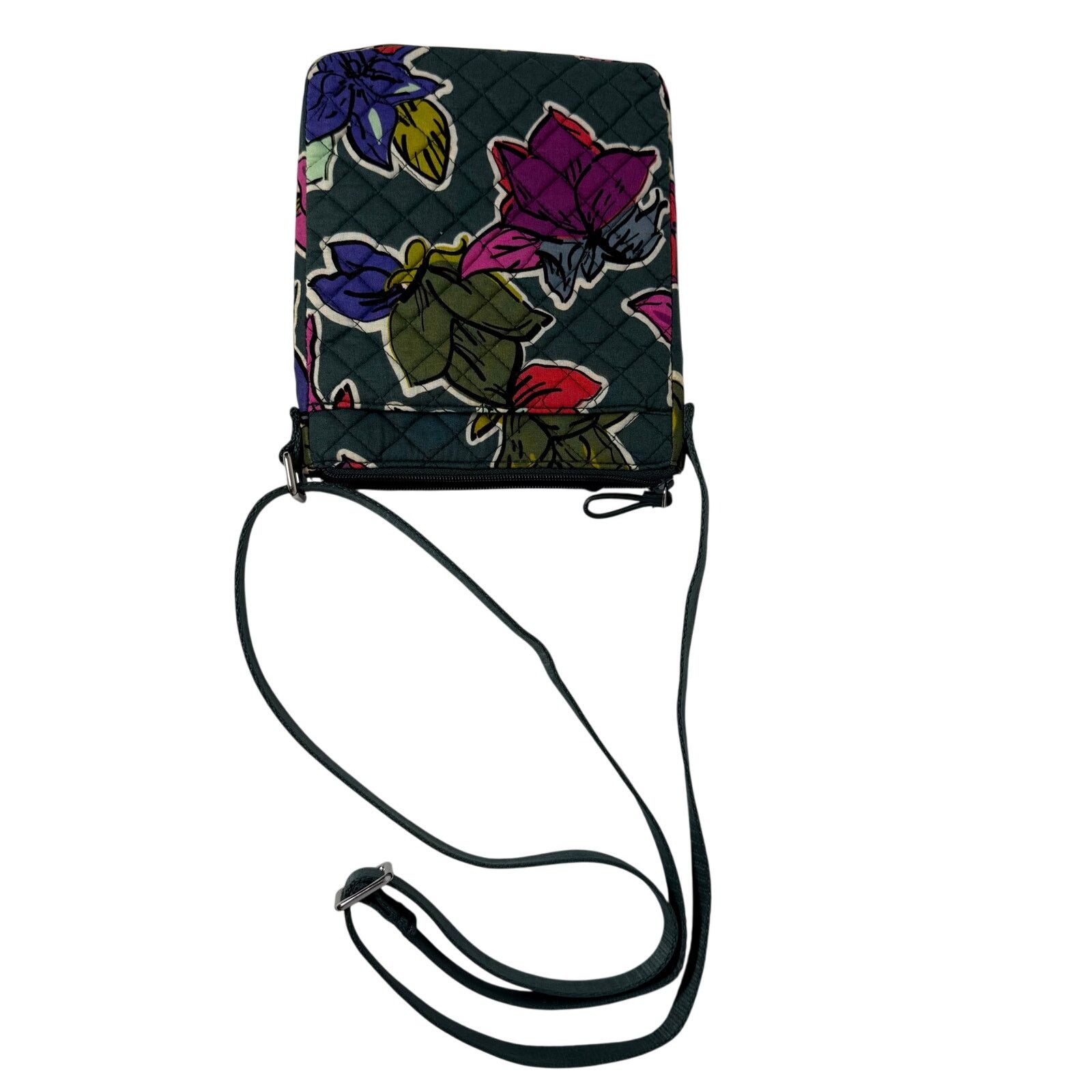 Vera Bradley VB Mini Hipster Iconic RFID FALLING FLOWERS Crossbody Size ONE SIZE - 2 Thumbnail