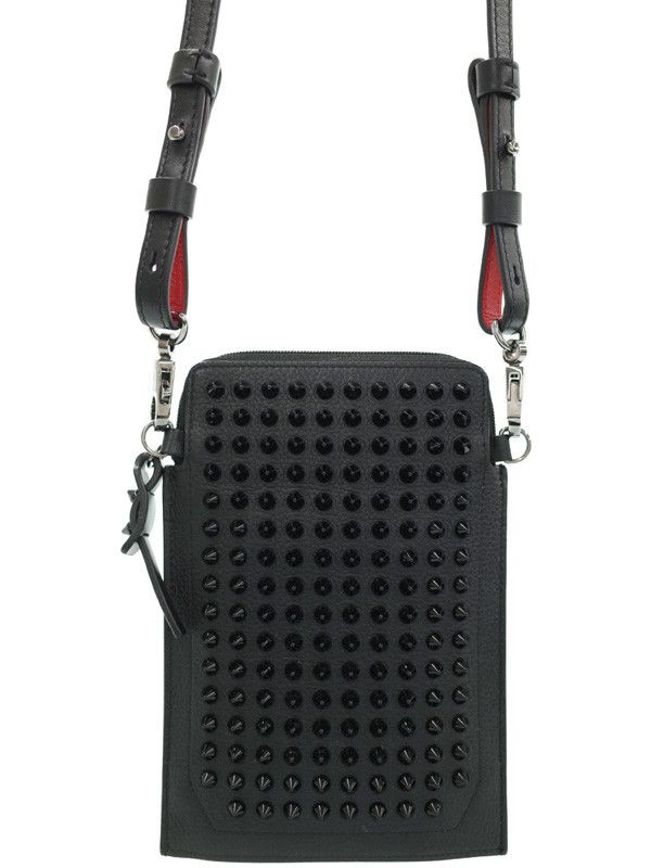 image of Christian Louboutin Lubilove Crossbody Bag Shoulder Bag in Black, Women's