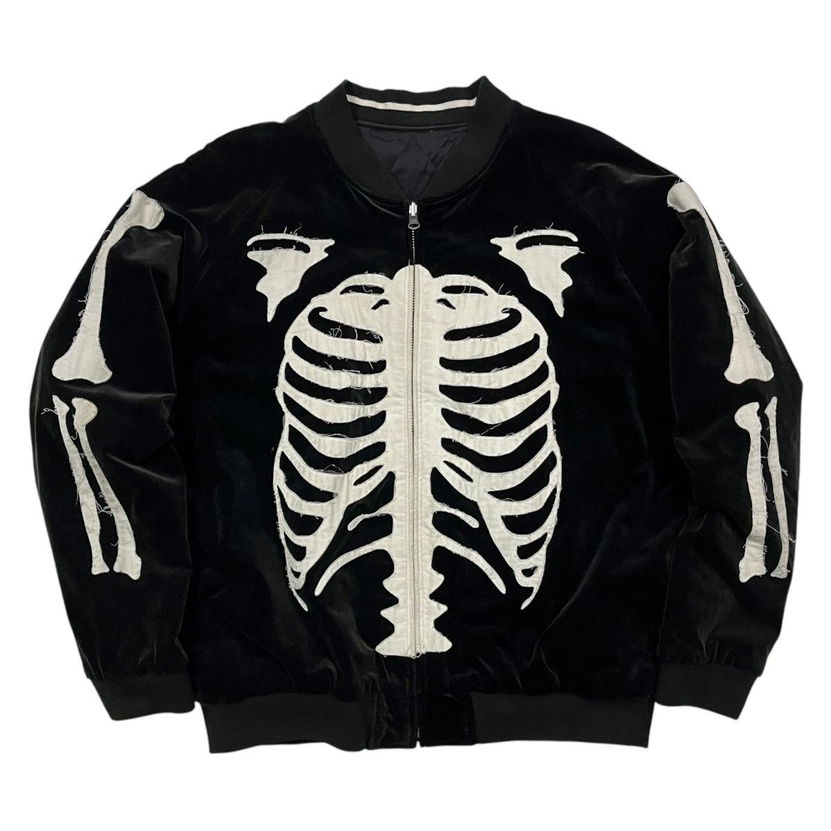 John's by Johnny Skeleton Reversible Souvenir Jacket