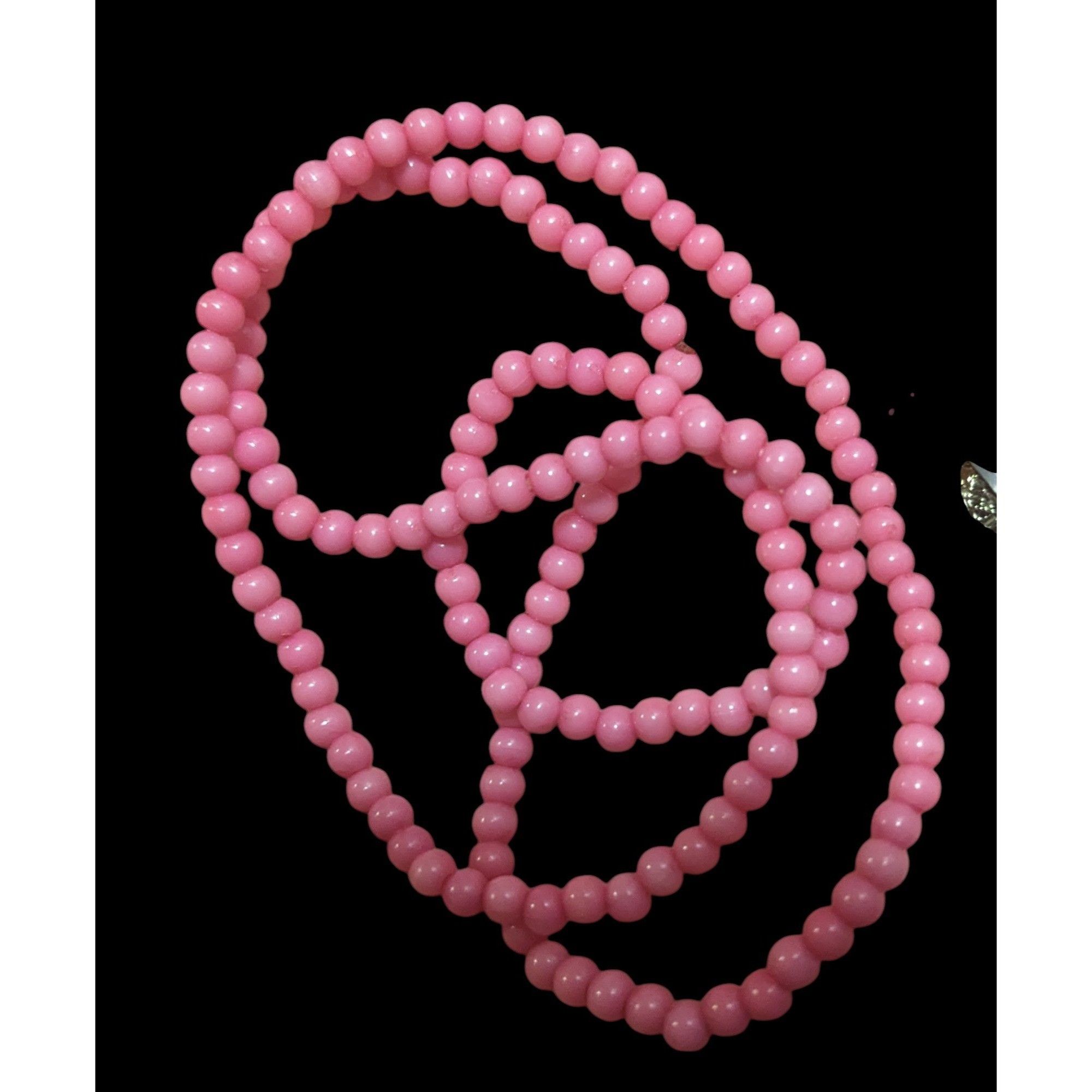 Other Simple Pink Seed Bead Casual Stretchy Necklace Size ONE SIZE - 4 Thumbnail