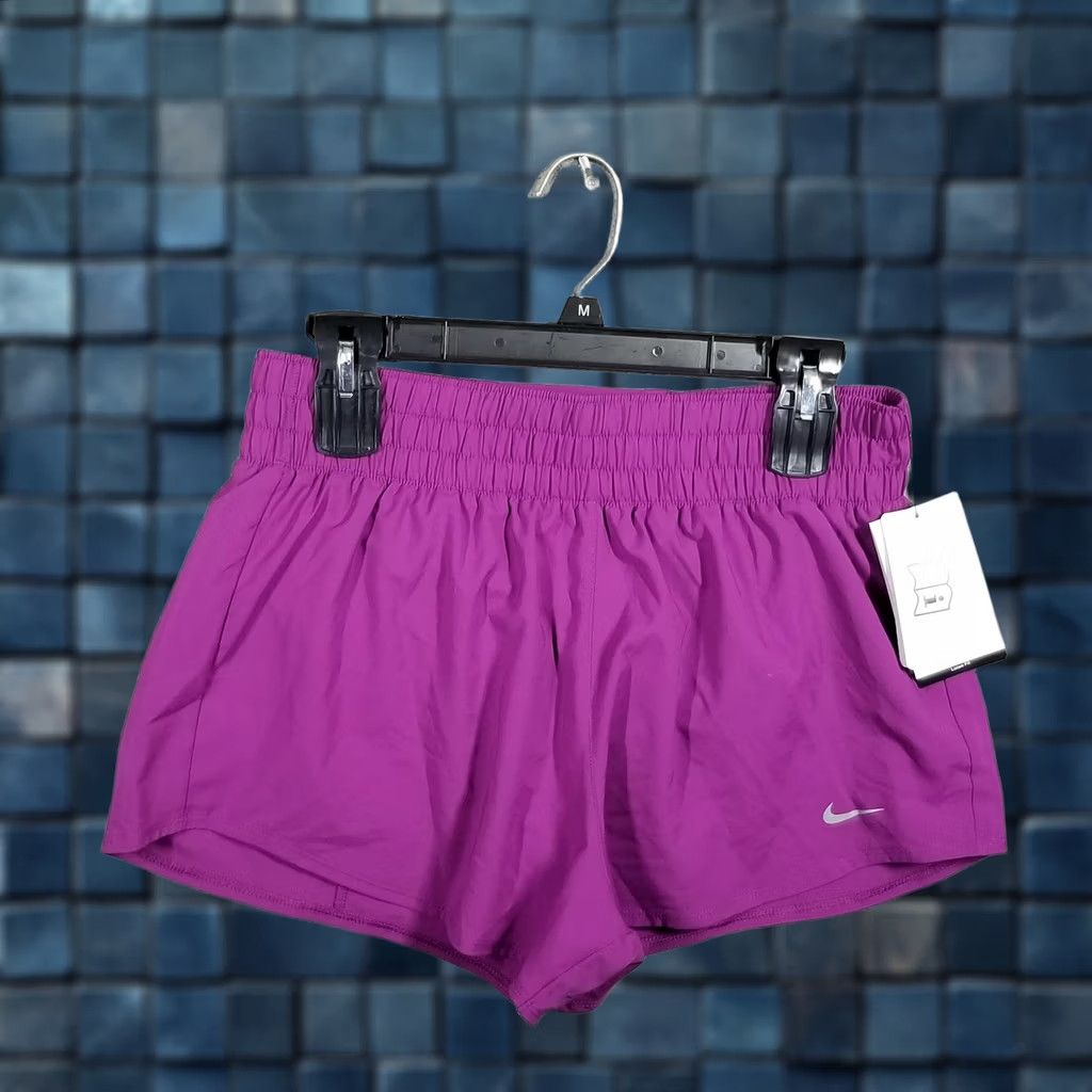 Nike Nike Womens Small Purple Dri-FIT One Mid Rise 3" Training Shorts DX6010-505 Size 28" / US 6 / IT 42 - 1 Thumbnail