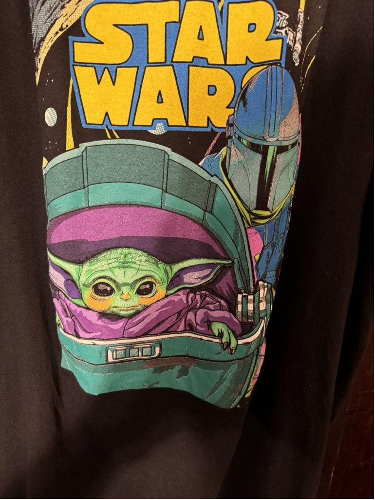 Star Wars Star Wars Logo Mandalorian T Shirt Men's Size XL Gray Size US XL / EU 56 / 4 - 4 Thumbnail