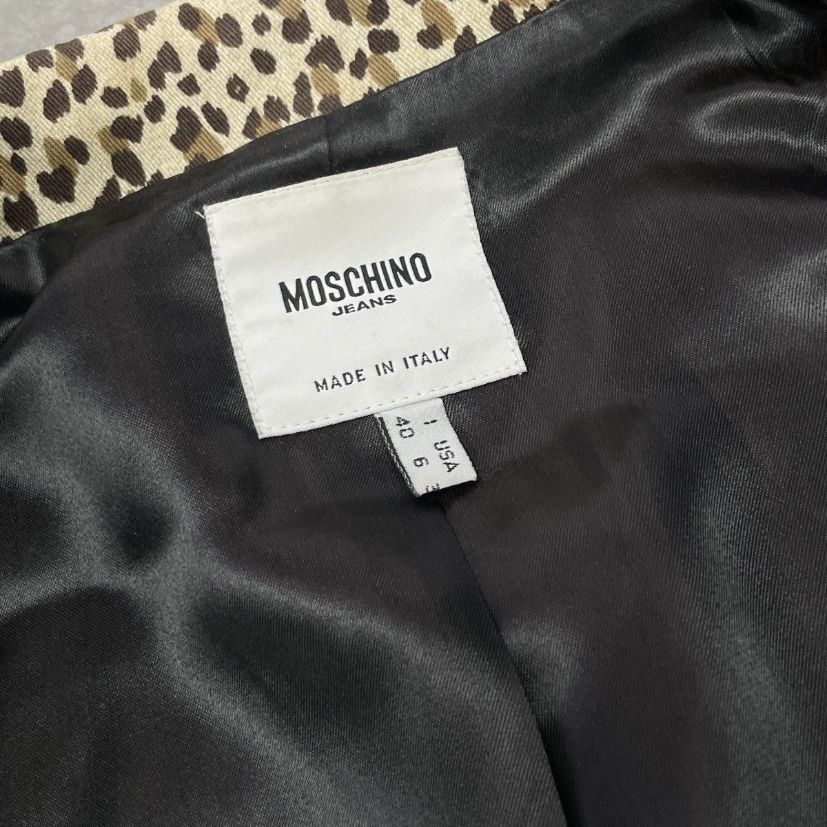 Moschino Moschino Jeans Leopard Print Women Blazer Size S Size S / US 4 / IT 40 - 13 Thumbnail
