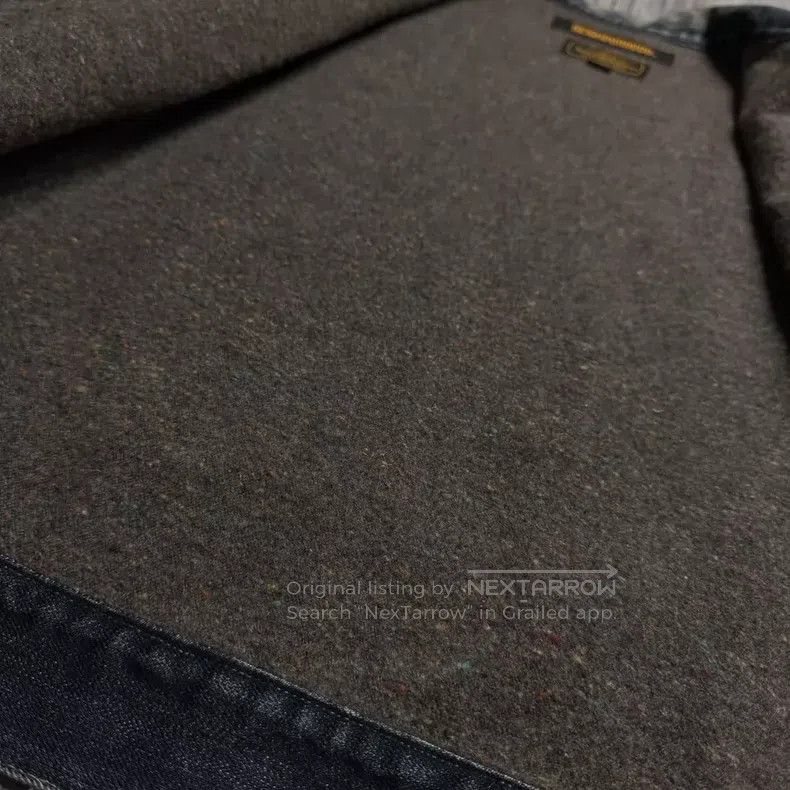 Neighborhood Neighborhood 19AW Wool Washed Distressed Splashed Denim Ja Size US L / EU 52-54 / 3 - 7 Thumbnail