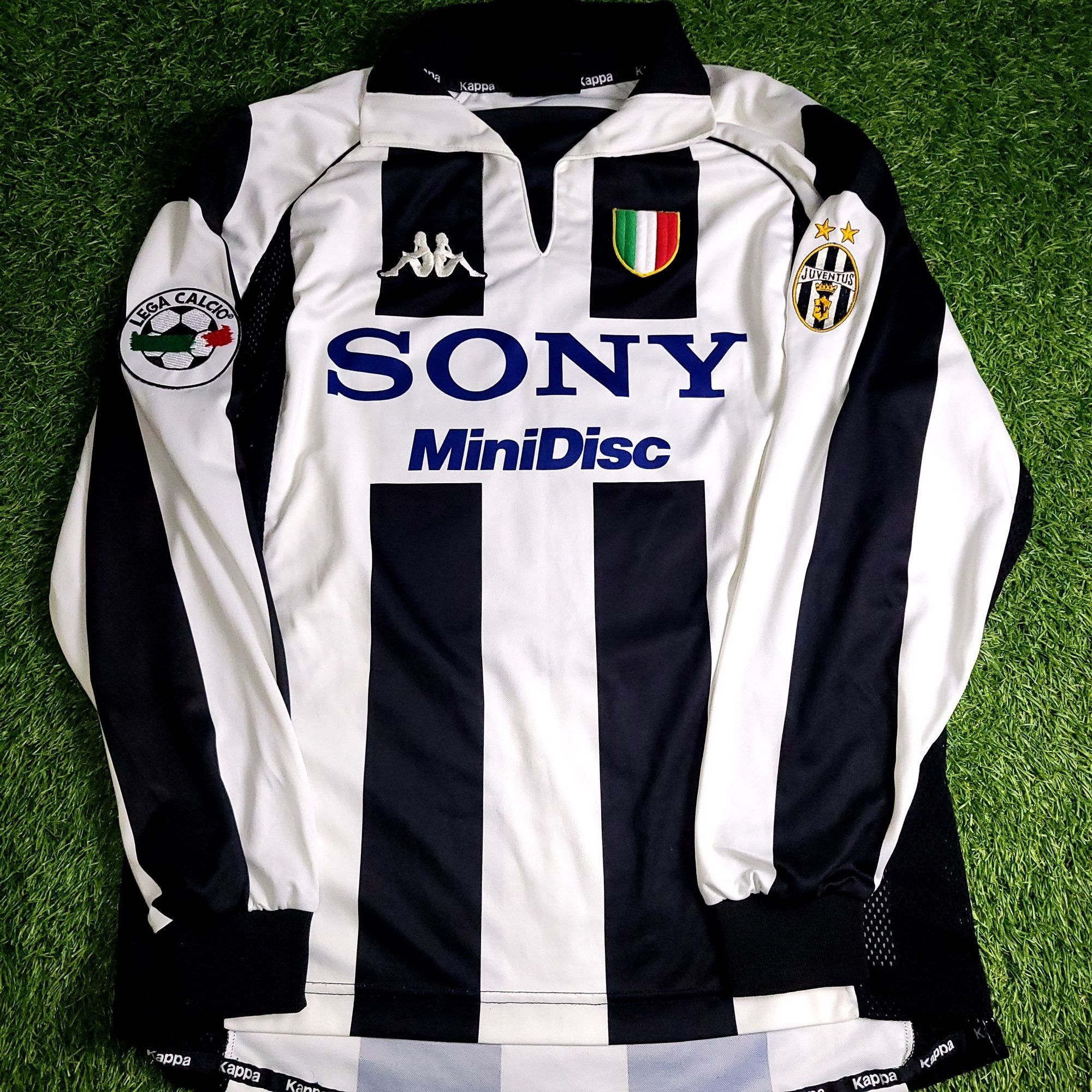 Kappa Zidane Juventus 1997 1998 Long Sleeve Kappa Soccer Jersey M Size US M / EU 48-50 / 2 - 2 Thumbnail