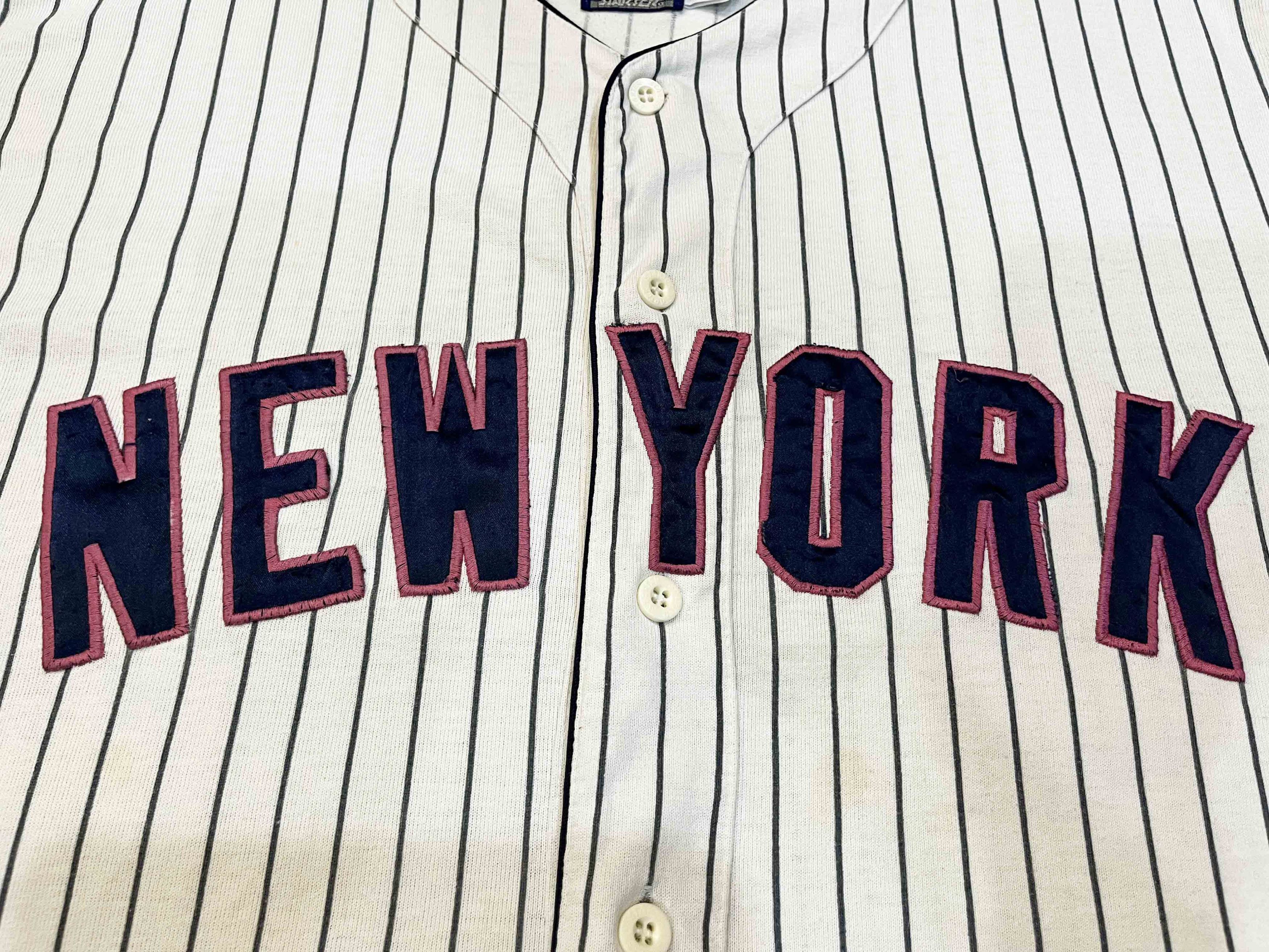 New York Yankees × Starter × Vintage Vintage Starter MLB New York Yankees Pinstripe Jersey Size US L / EU 52-54 / 3 - 2 Thumbnail