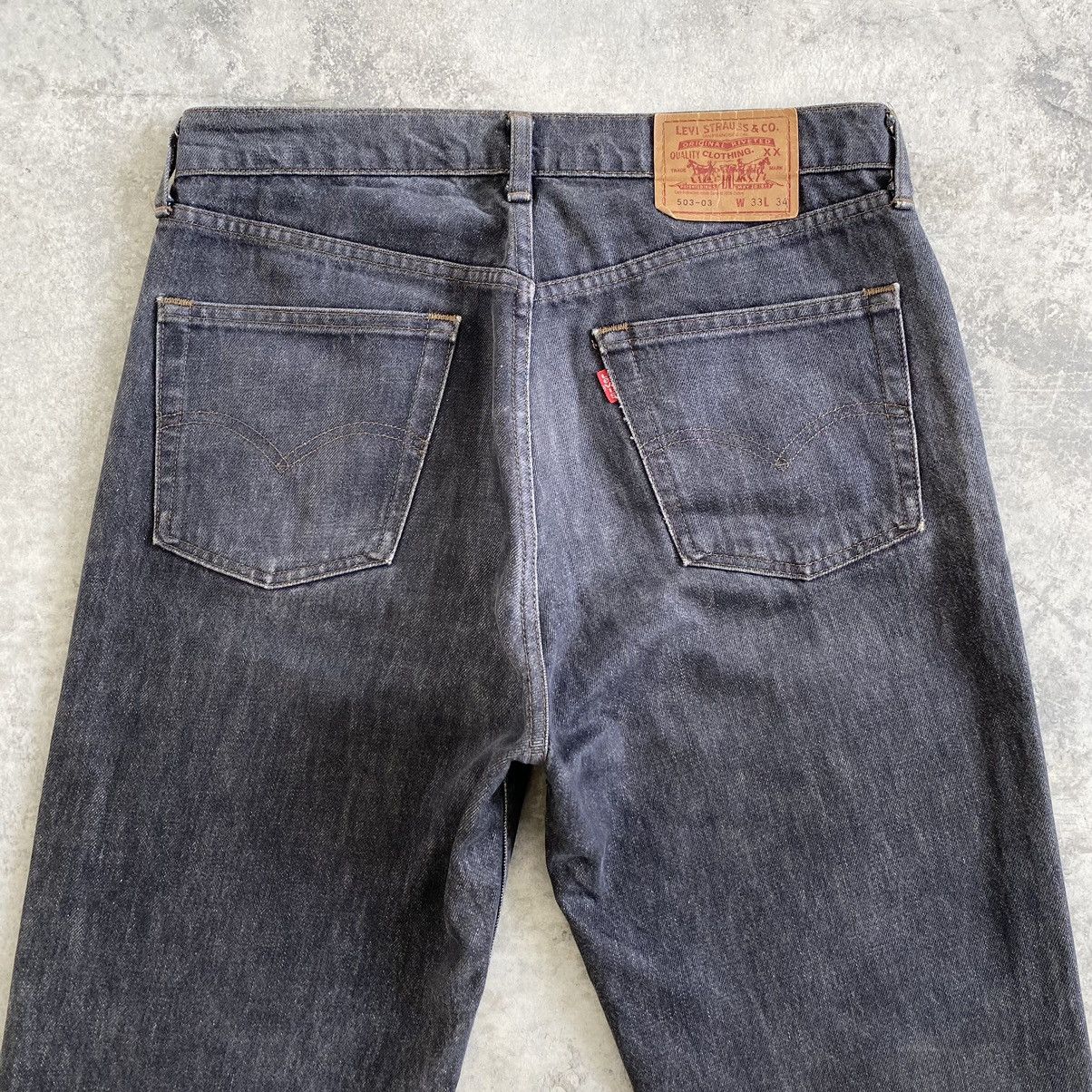 Levi's Vintage 1993 Levis 503 Ash Grey Denim Jeans Size US 32 / EU 48 - 20 Thumbnail