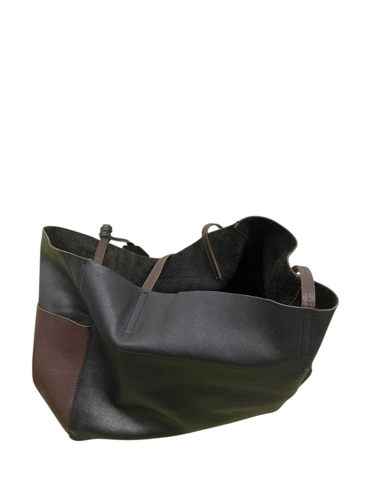Japanese Brand Full Leather Guardant Tote Shoulder Bag 2🟩2 Size ONE SIZE - 21 Thumbnail