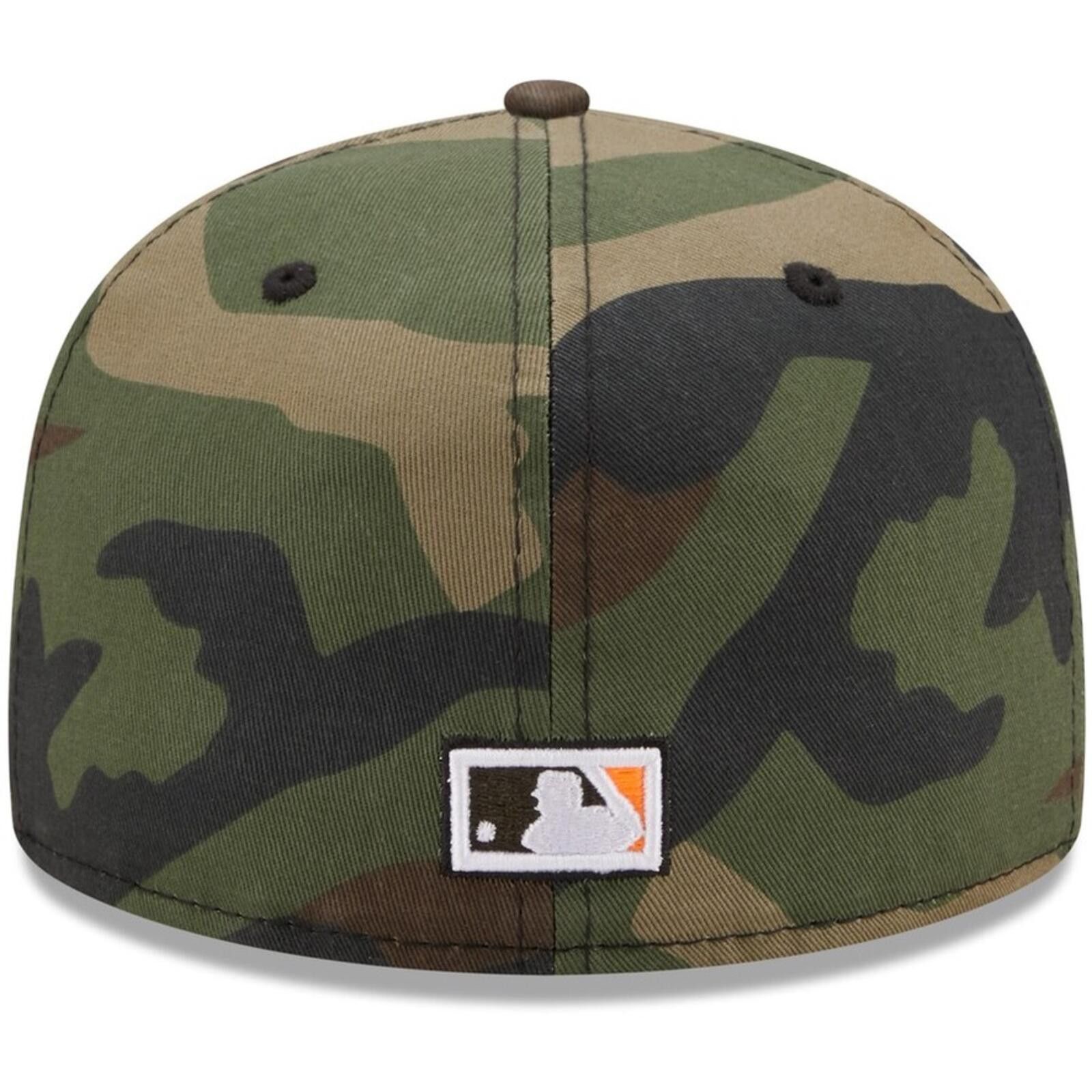 New Era New Era Cincinnati Reds 1970 ASG Camo/Organge 59FIFTY 7 3/8 Size ONE SIZE - 4 Thumbnail