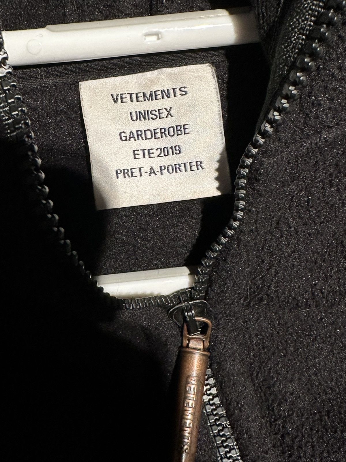 Vetements Vetements ss19 Gimp Mask fleece bullet zip hoodie Size US M / EU 48-50 / 2 - 9 Thumbnail