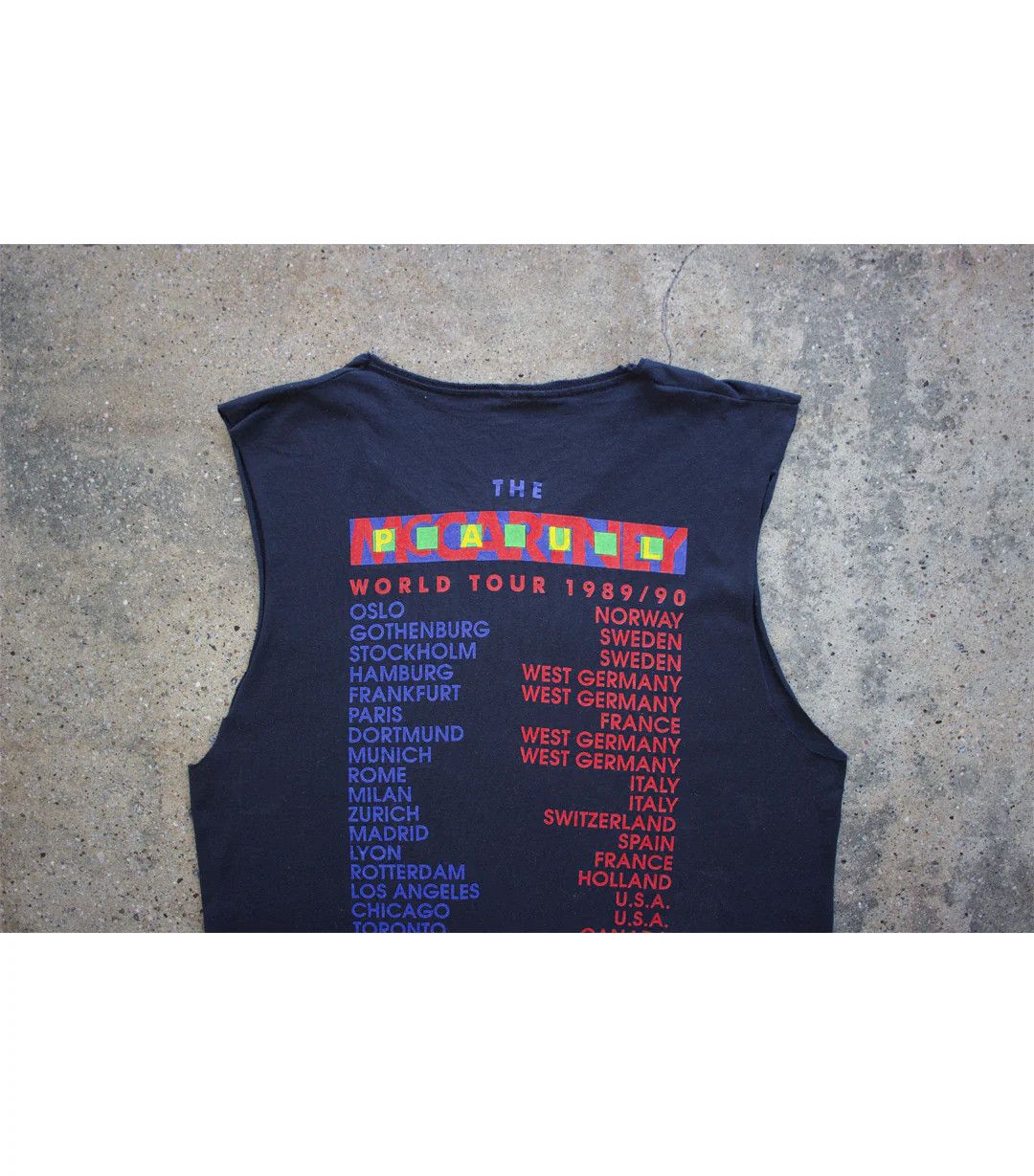 Vintage 1989 Vintage Paul McCartney Sleeveless T-Shirt Size US L / EU 52-54 / 3 - 8 Thumbnail