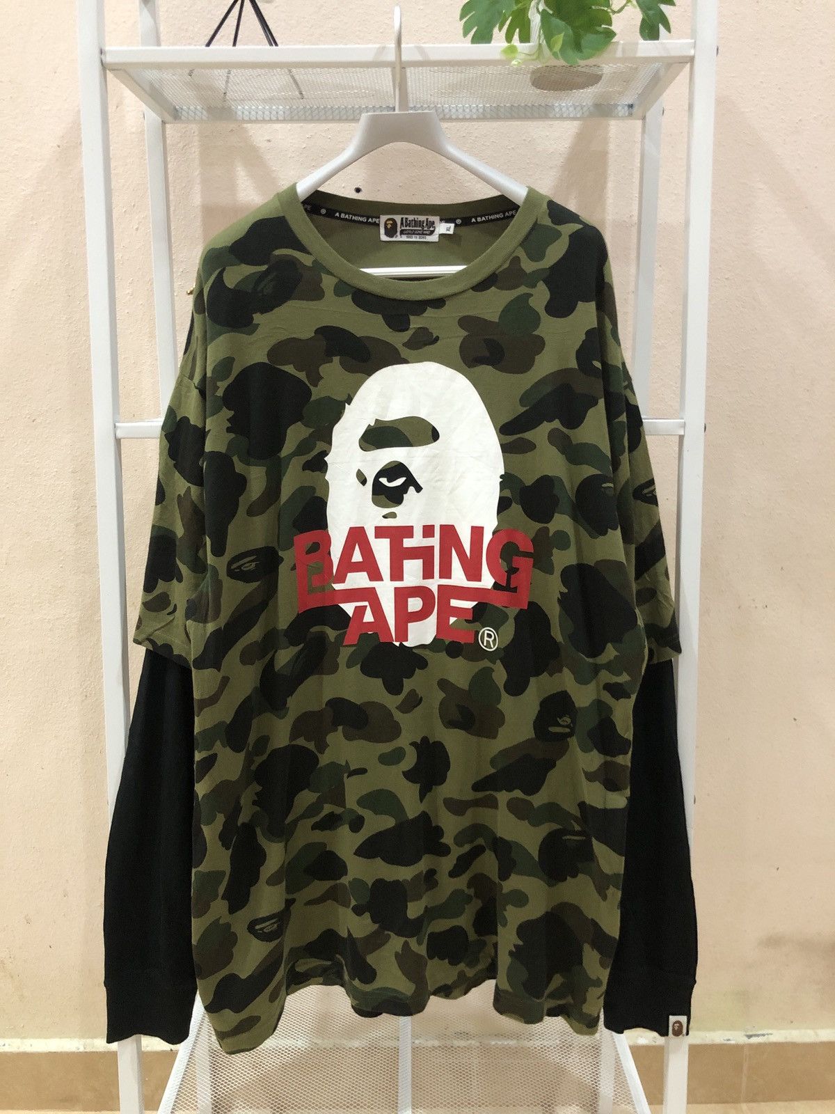 Bape BAPE 1st Camo Relaxed Fit Layered L/S Tee Size US XL / EU 56 / 4 - 1 Thumbnail