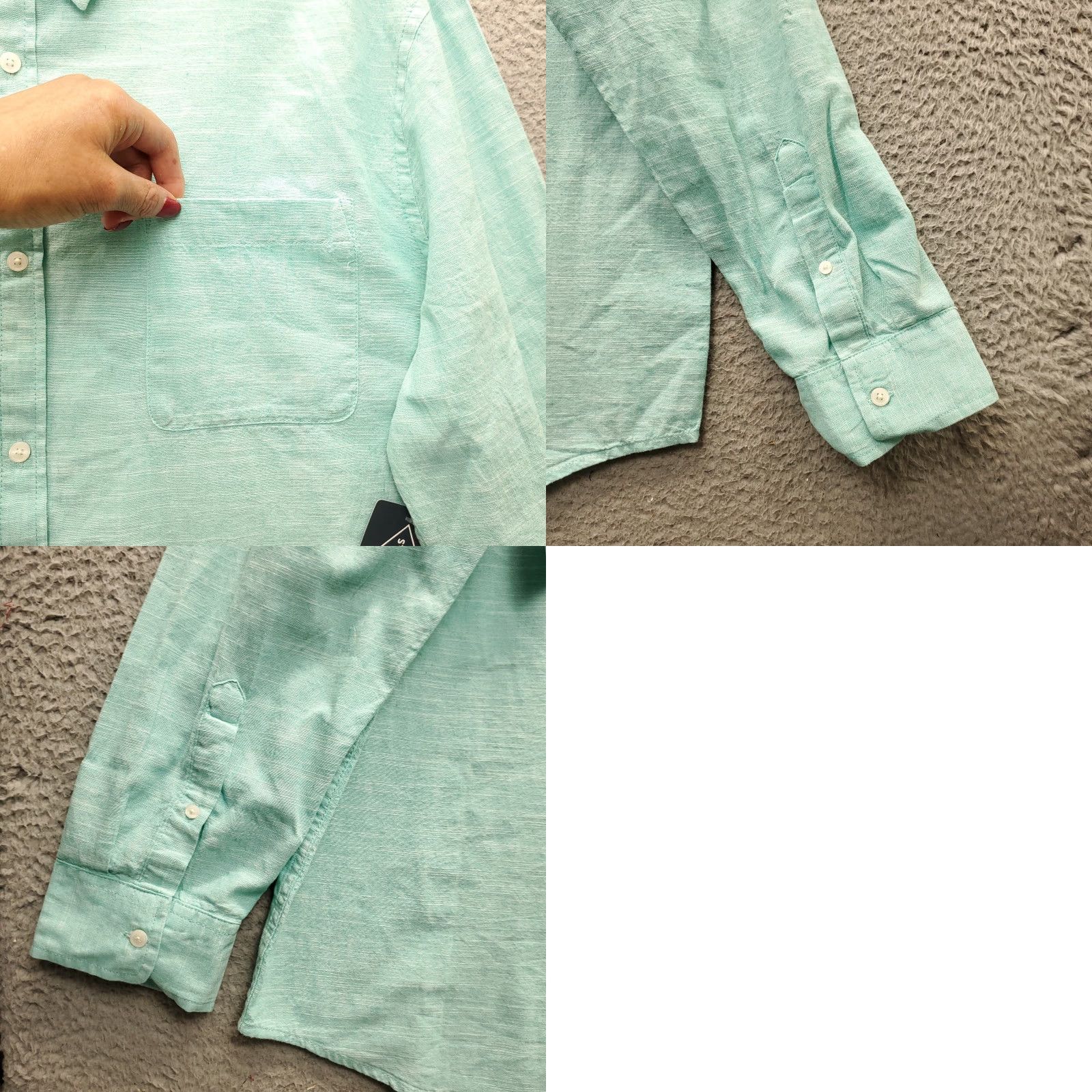 Vintage St. John's Bay Casual Shirt Mens XXL Green Classic Fit Long Sleeve Button-Up Size US XXL / EU 58 / 5 - 8 Thumbnail