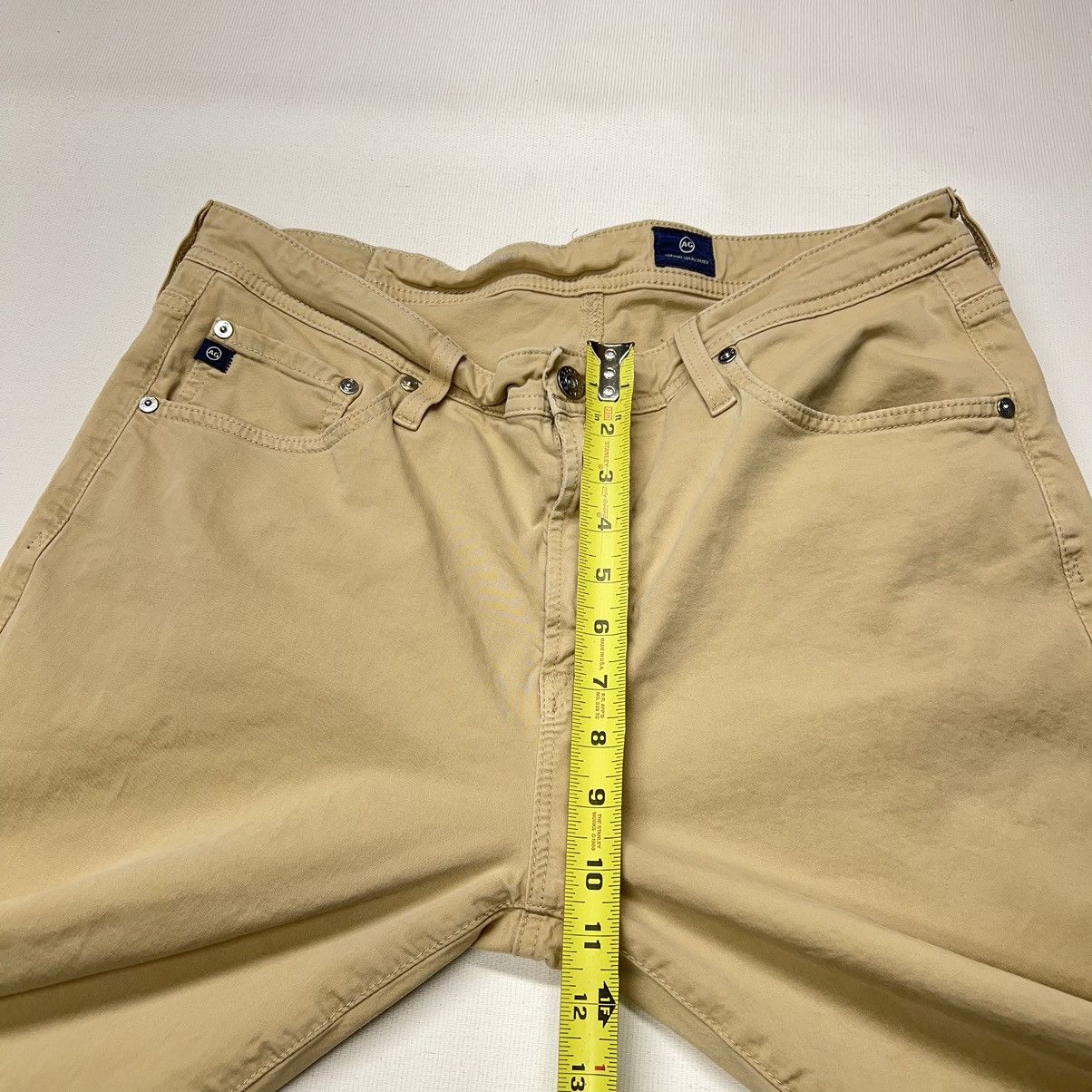 AG Adriano Goldschmied AG Adriano Goldschmied Pants Khaki Everett Slim Straight Size US 36 / EU 52 - 23 Thumbnail