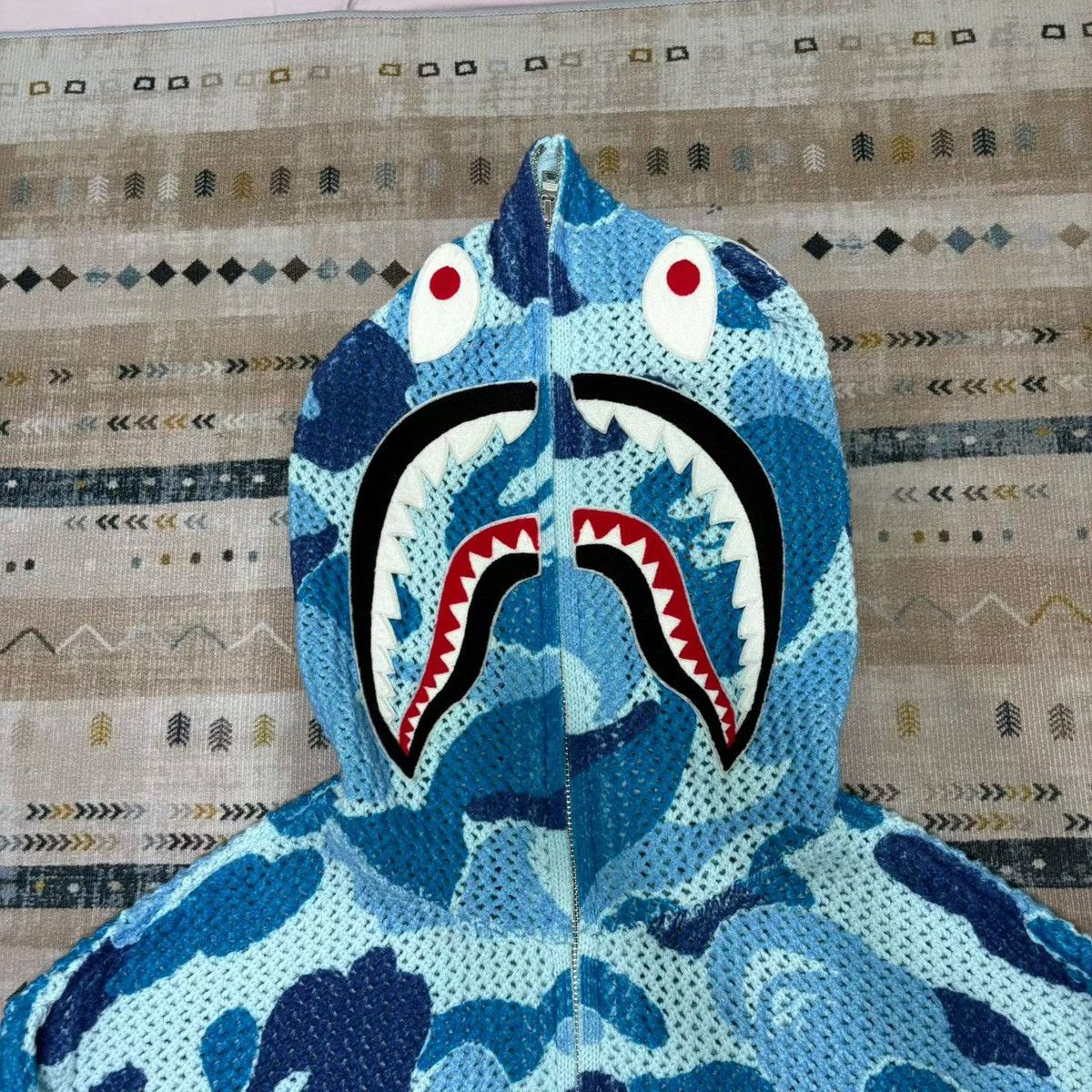 Bape CAMO SHARK FULL ZIP HOODIE Size US XL / EU 56 / 4 - 6 Thumbnail
