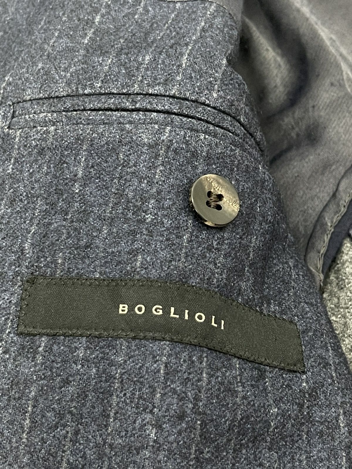 Boglioli Chore Jacket Boglioli Italy Wool Faded Striped 6🟩7 Size US M / EU 48-50 / 2 - 23 Thumbnail