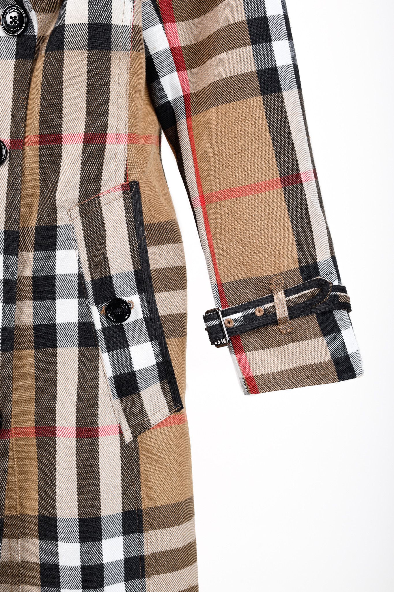 Burberry Burberry Heritage Check Brown Cotton Trench Size M / US 6-8 / IT 42-44 - 7 Thumbnail