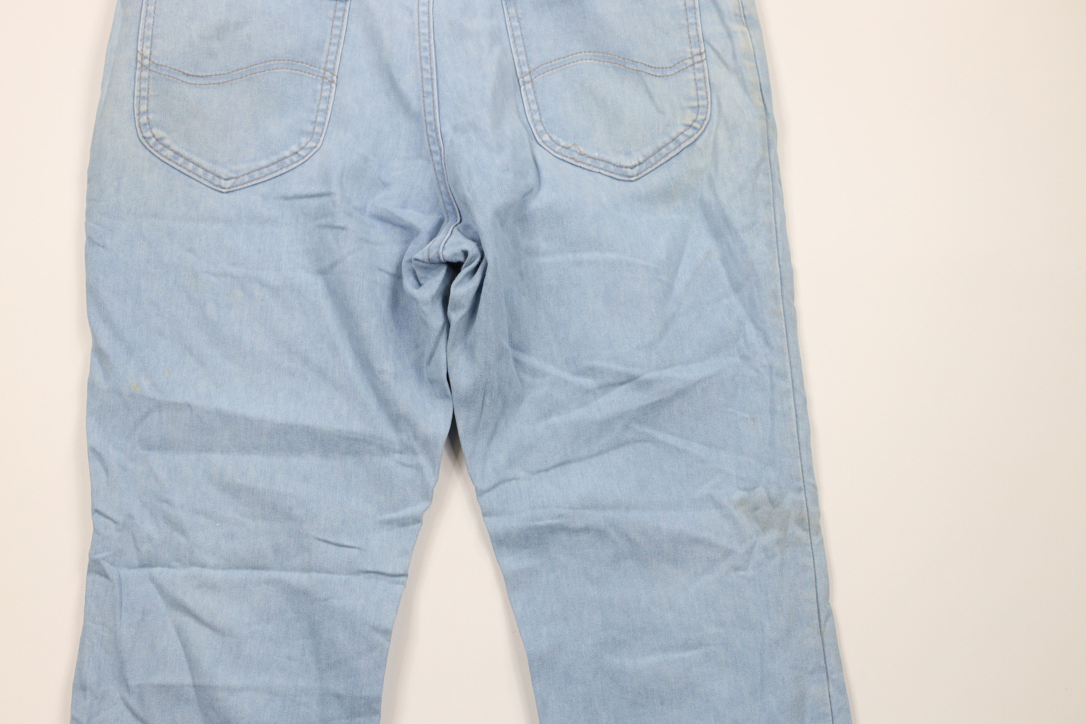 Vintage Vintage 90s Lee Flared Bootcut Denim Jeans Pants Blue USA Size US 34 / EU 50 - 13 Thumbnail