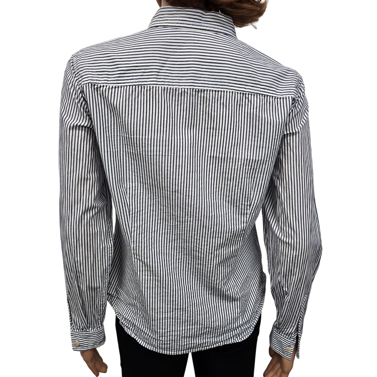 L.L. Bean LL Bean Long Sleeve Button-up Shirt Striped Women 8P Cotton Size M / US 6-8 / IT 42-44 - 7 Thumbnail