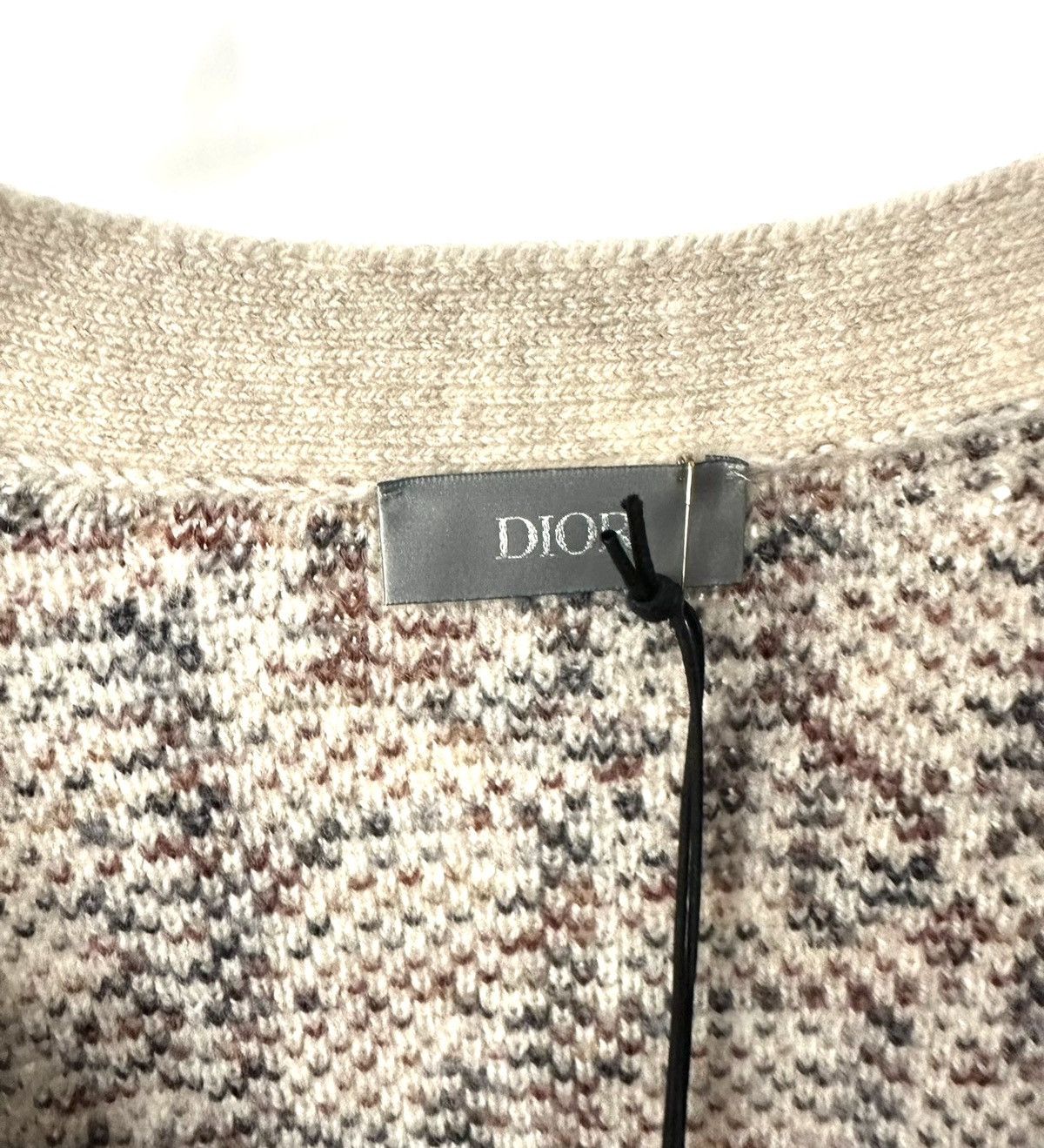 Dior Christian Dior L Men V-Neck Button Up Cardigan Wool Monogram Size US L / EU 52-54 / 3 - 5 Thumbnail