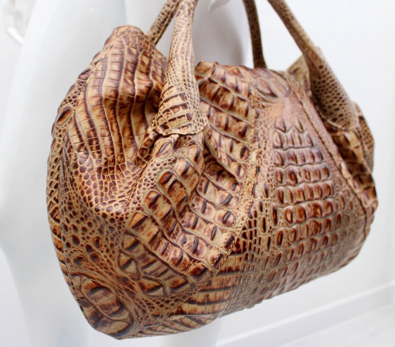 Fendi Vintage FENDI ALLIGATOR Spy Bag VERY RARE Size ONE SIZE - 9 Thumbnail