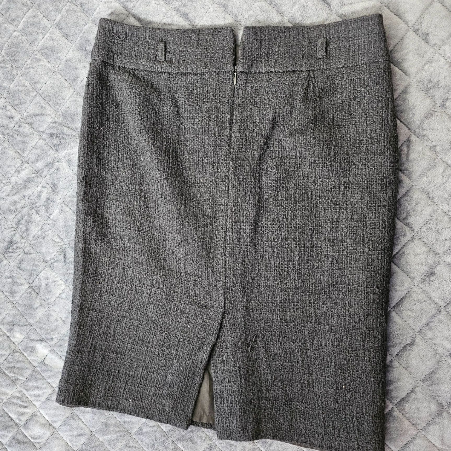 White House Black Market White House Black Market Skirt Black Sz 8 Lined Pencil Straight Back Zip Size 30" / US 8 / IT 44 - 6 Thumbnail