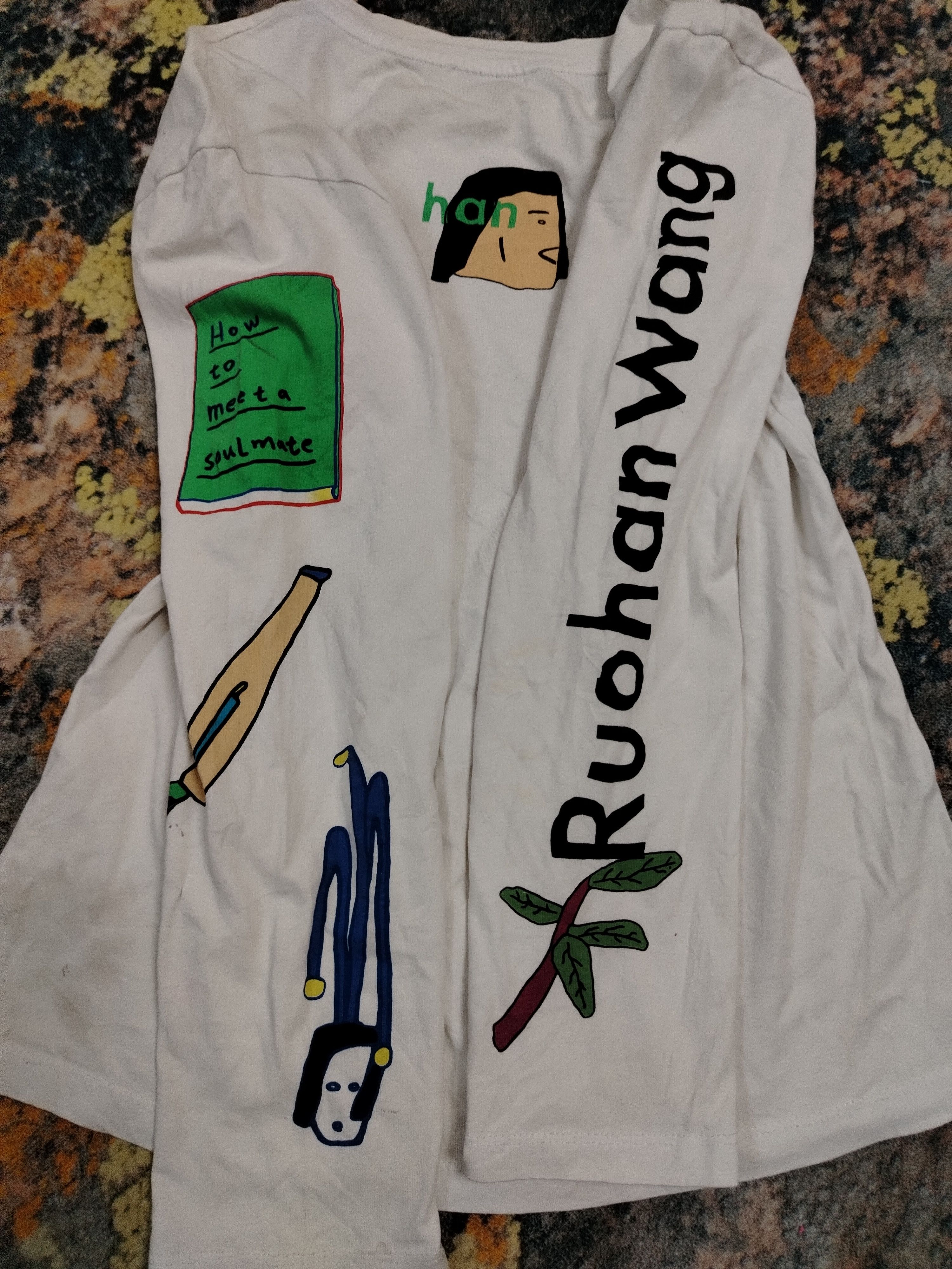 Zara Zara x Ruohan Wang art print long sleeve Size S / US 4 / IT 40 - 7 Thumbnail
