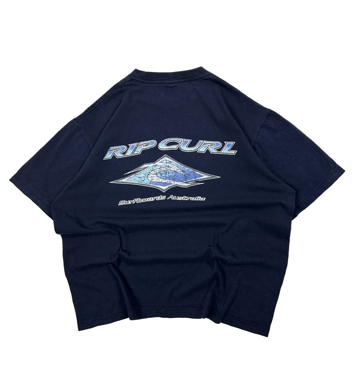 Rip Curl rare 90s Rip Curl Surfboards Australia Tee Navy Vintage Size US L / EU 52-54 / 3 - 1 Thumbnail