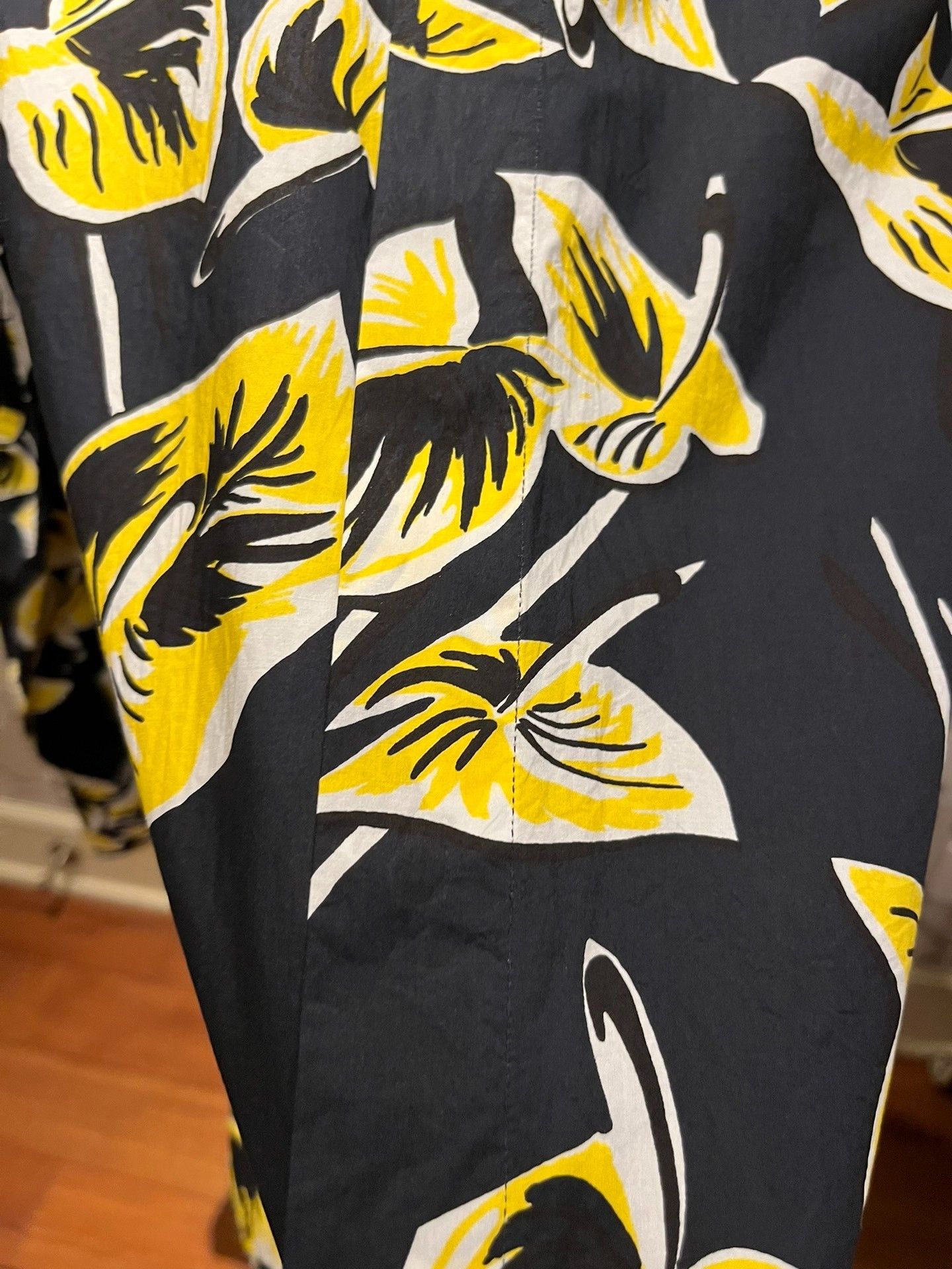 Marni Marni Bright Yellow Floral Print Shirt Size US M / EU 48-50 / 2 - 4 Thumbnail