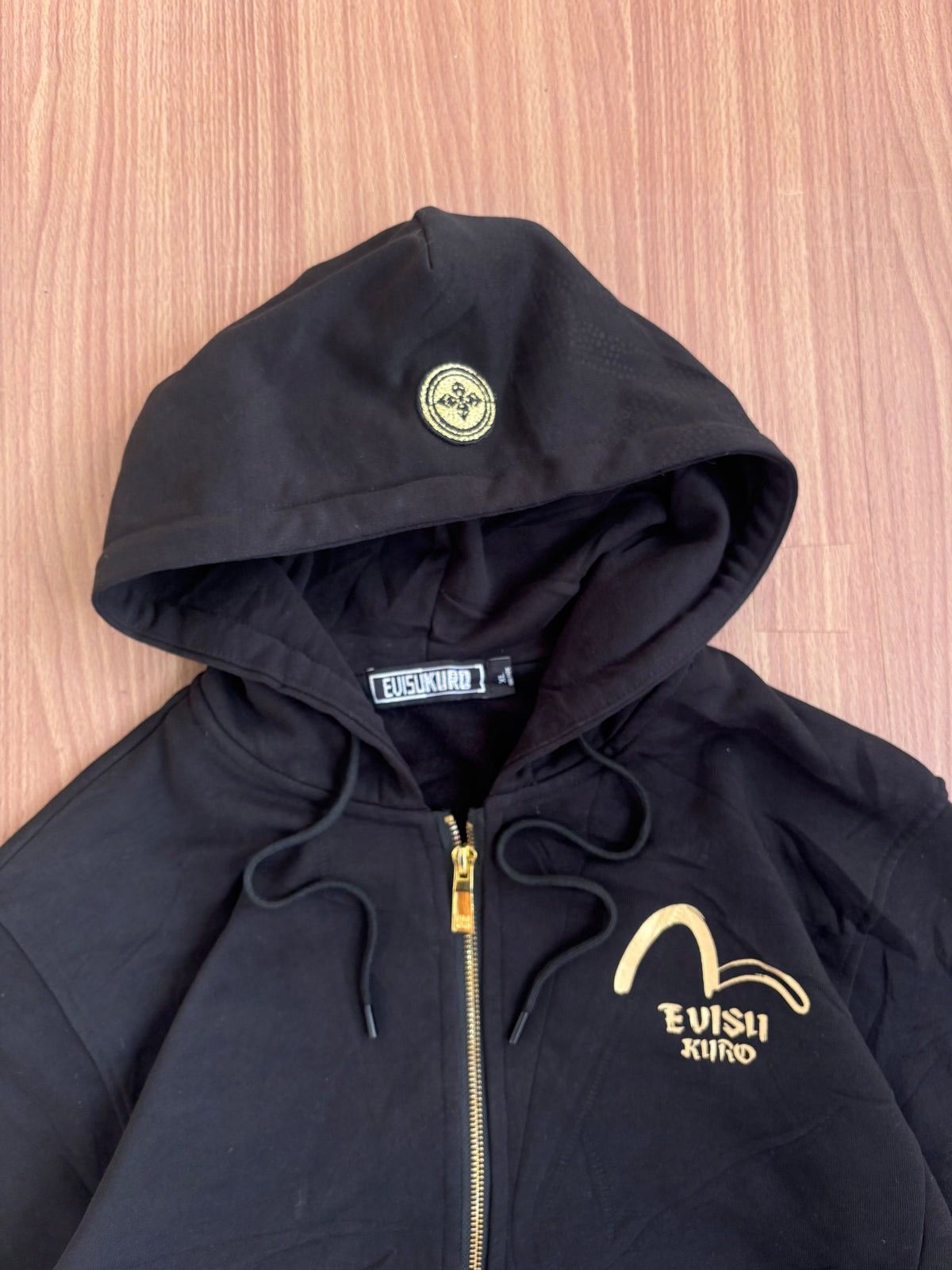 Evisu Evisu Kuro Gold Skull Rhinestone Bling hoodie Size US L / EU 52-54 / 3 - 3 Thumbnail