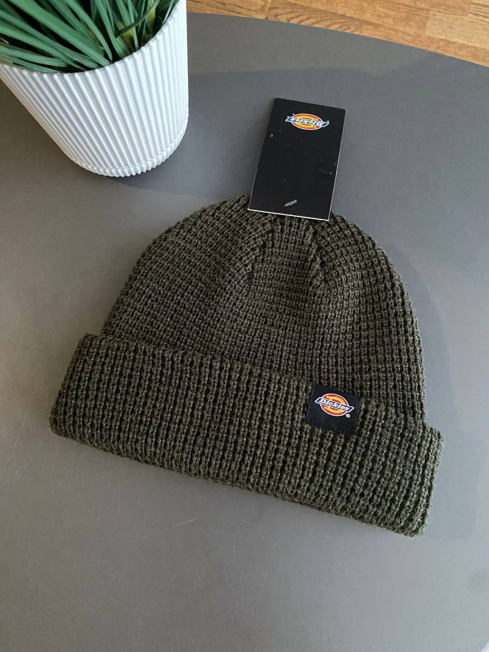 Dickies Dickies Woodworth Waffle Knit Beanie Hat, One Size Size ONE SIZE - 2 Thumbnail