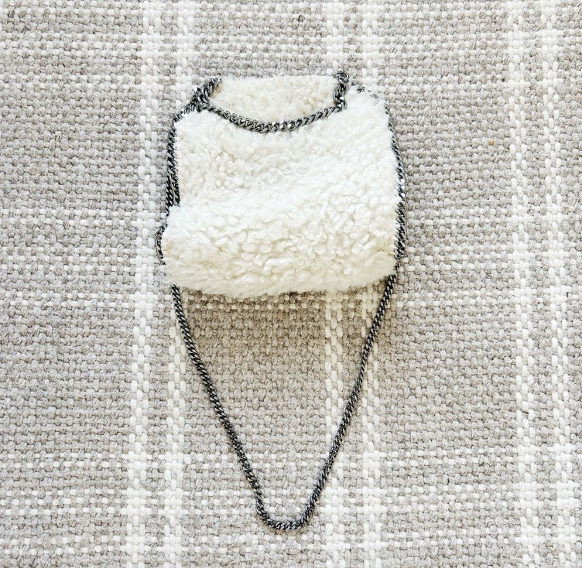 Stella McCartney Stella McCartney Mini Falabella Shearling Sherpa Bag Size ONE SIZE - 4 Thumbnail