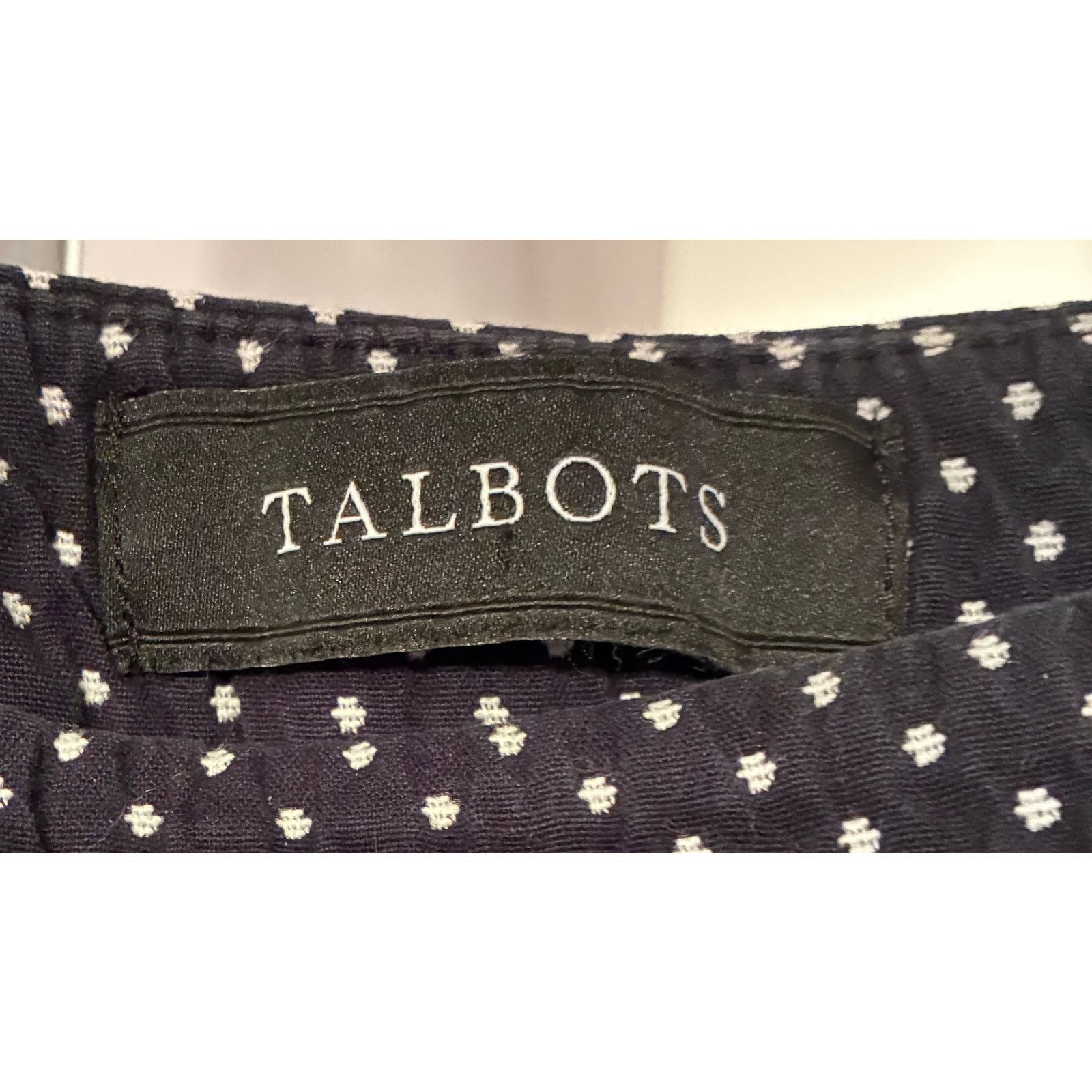 Robert Talbott Talbots Chatham Ankle black and white polka dots size 16P Size 38" / US 16 / IT 52 - 8 Thumbnail