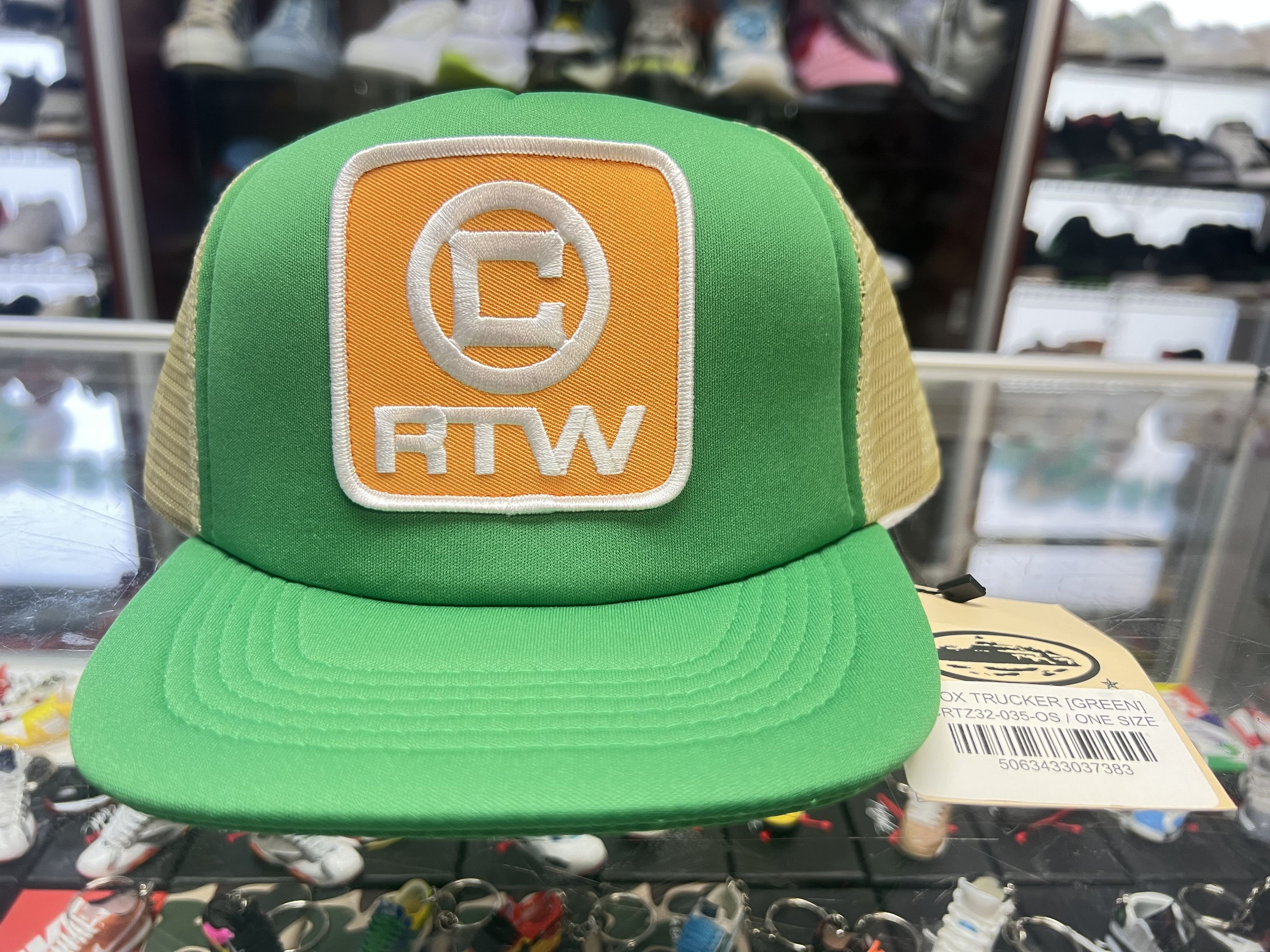 Corteiz Box Trucker Hat Green Brand New