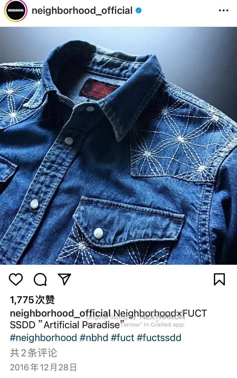 Neighborhood Neighborhood Shirt, Denim Shirt Size US M / EU 48-50 / 2 - 1 Thumbnail