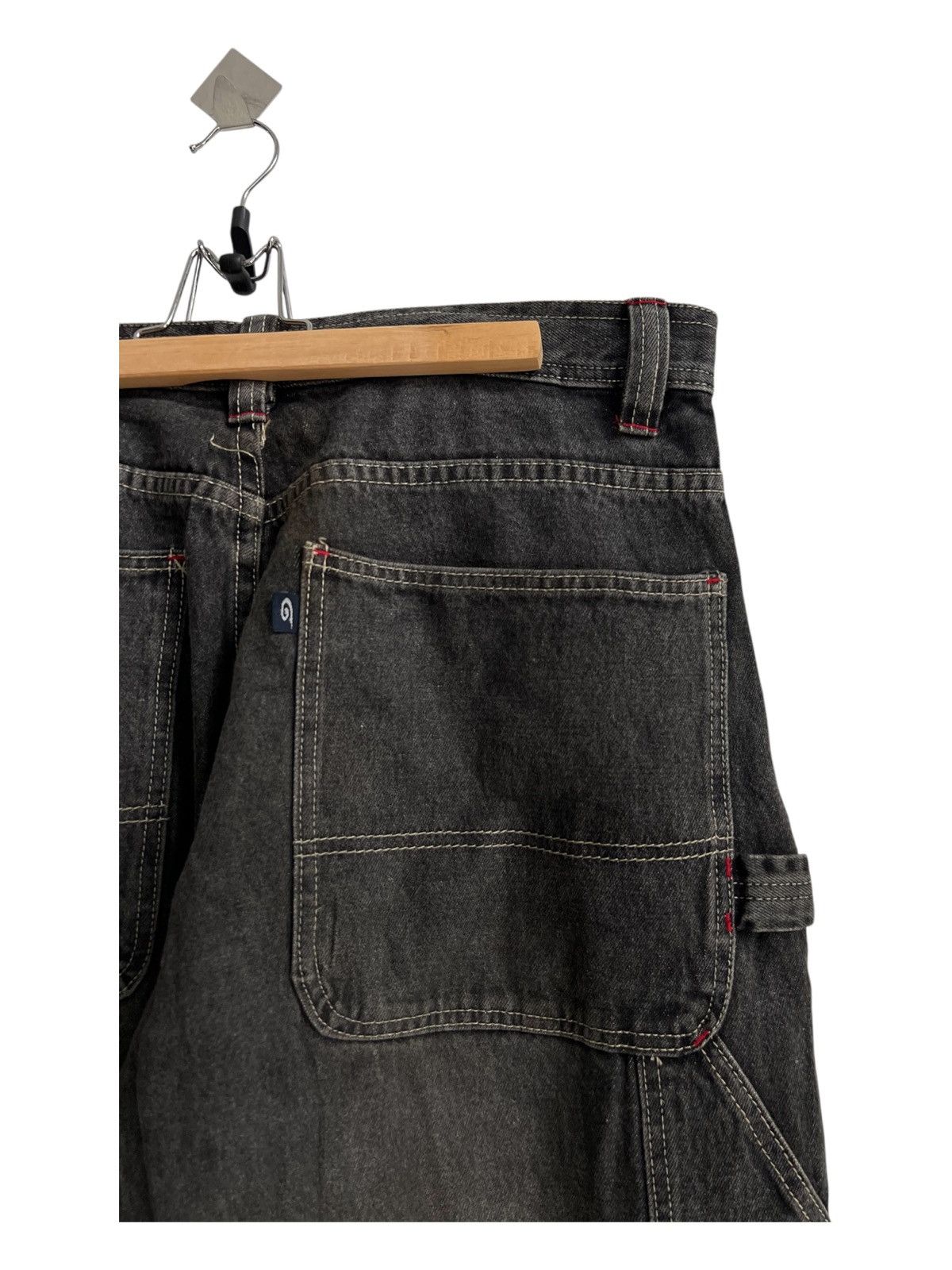 Ecko Unltd. × JNCO × Sean John Y2K JNCO Style Piko Super Baggy Carpenter Jeans Denim Size US 34 / EU 50 - 12 Thumbnail