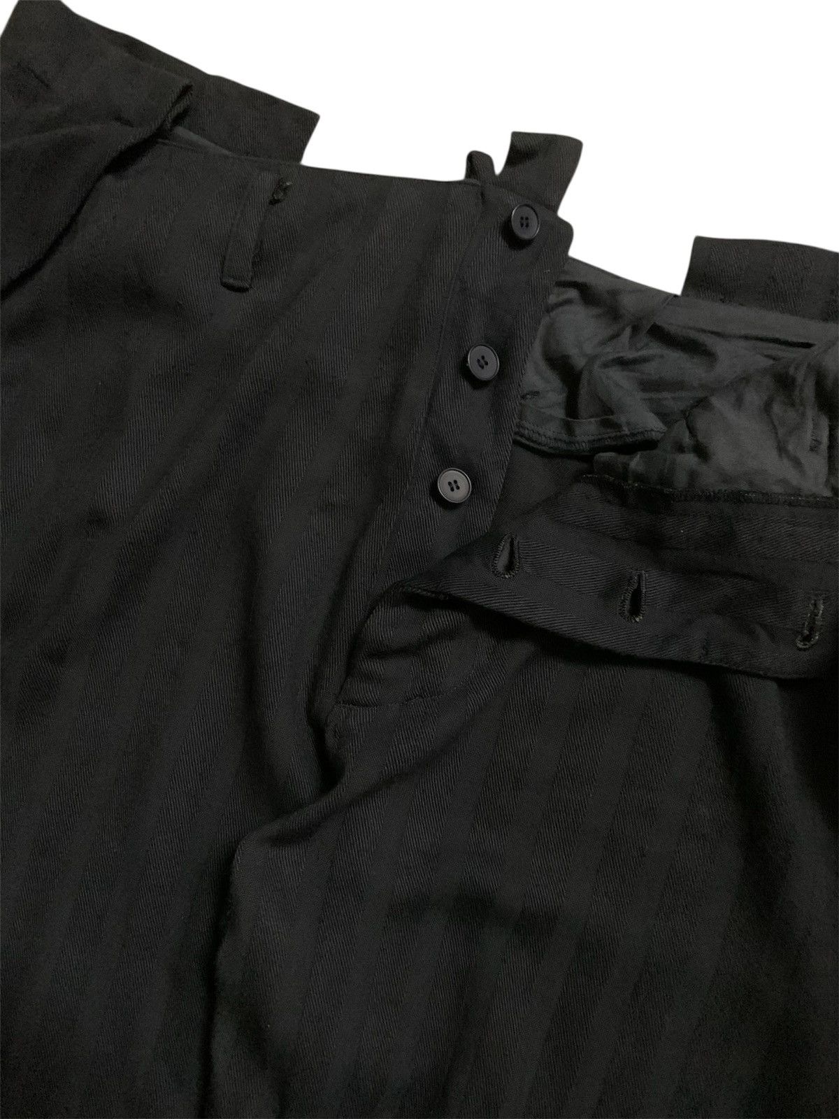 Yohji Yamamoto 💥Final💥Vtg Ys Yohji Yamamoto Rayon Stripe Pant Size US 39 - 2 Thumbnail