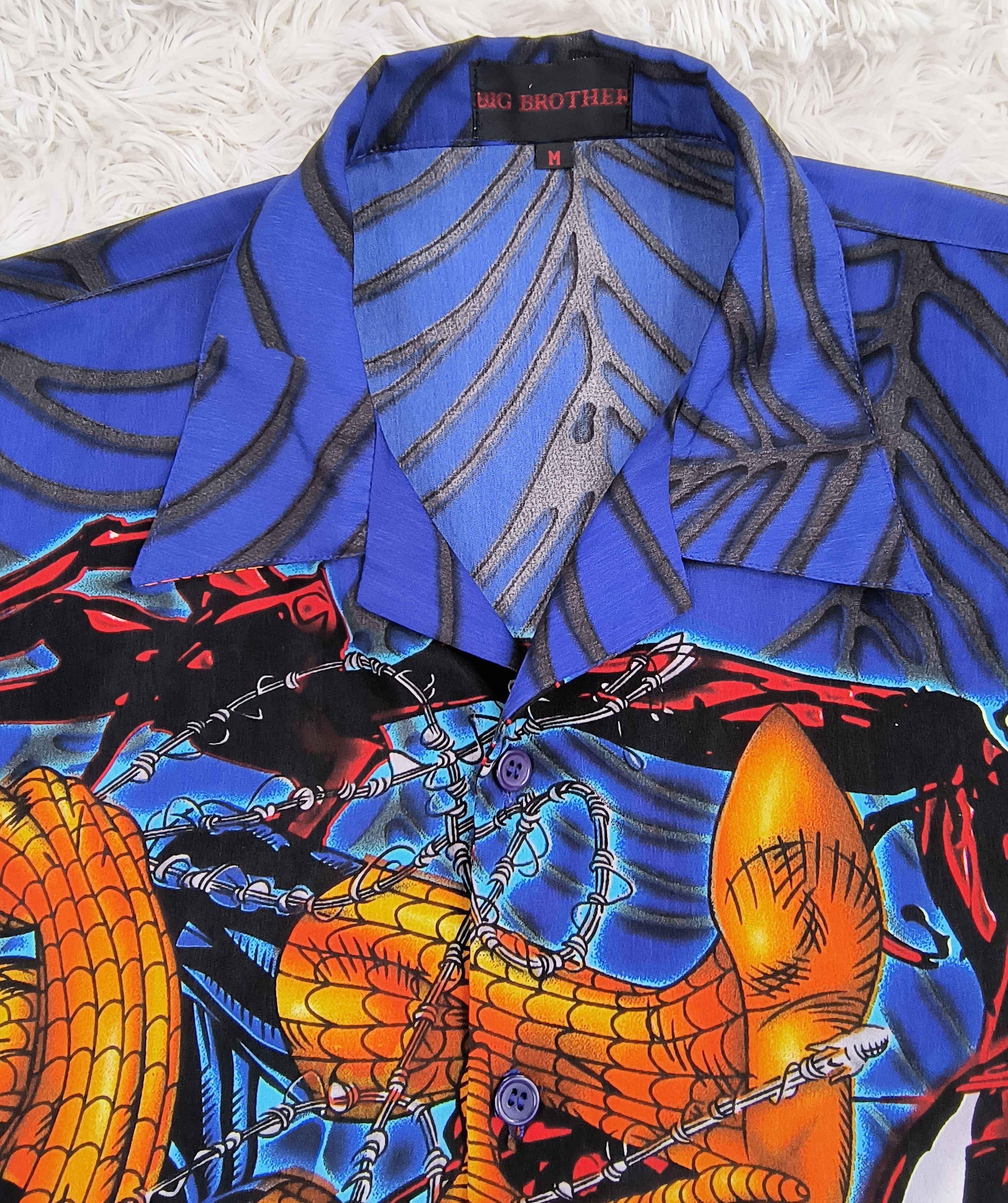 Marvel Comics Vintage Y2K Spider-Man vs Carnage button up shirt Size US M / EU 48-50 / 2 - 5 Thumbnail