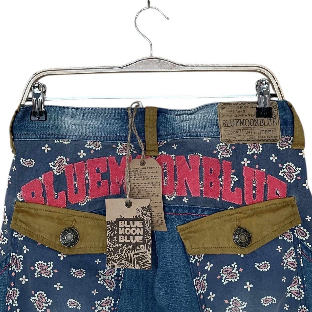 Blue Blue Japan Vintage Japanese Brand Blue Moon Blue Jeans 2000s Size US 34 / EU 50 - 4 Thumbnail
