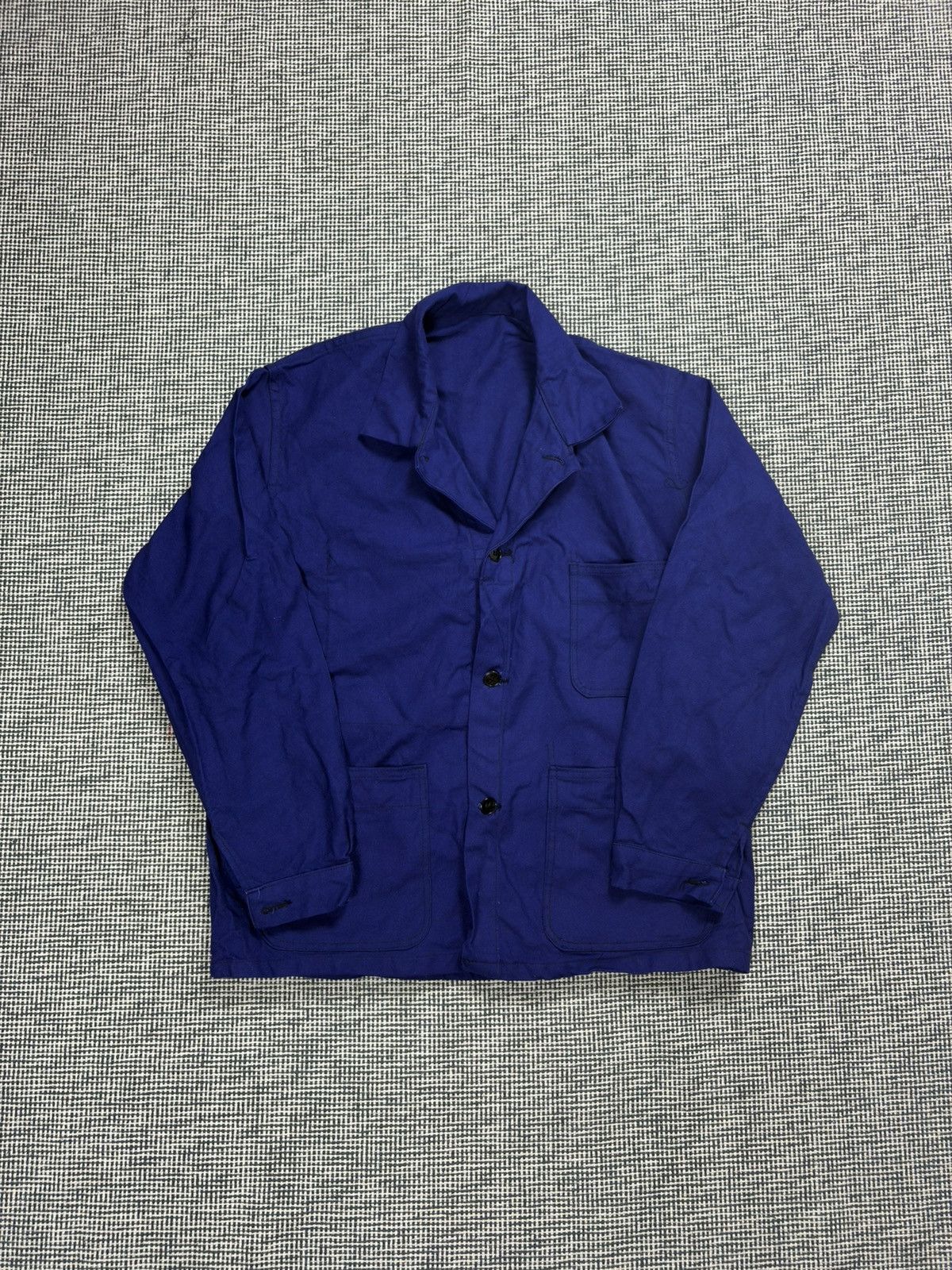 60s/70s vintage French chore coat utility jacket