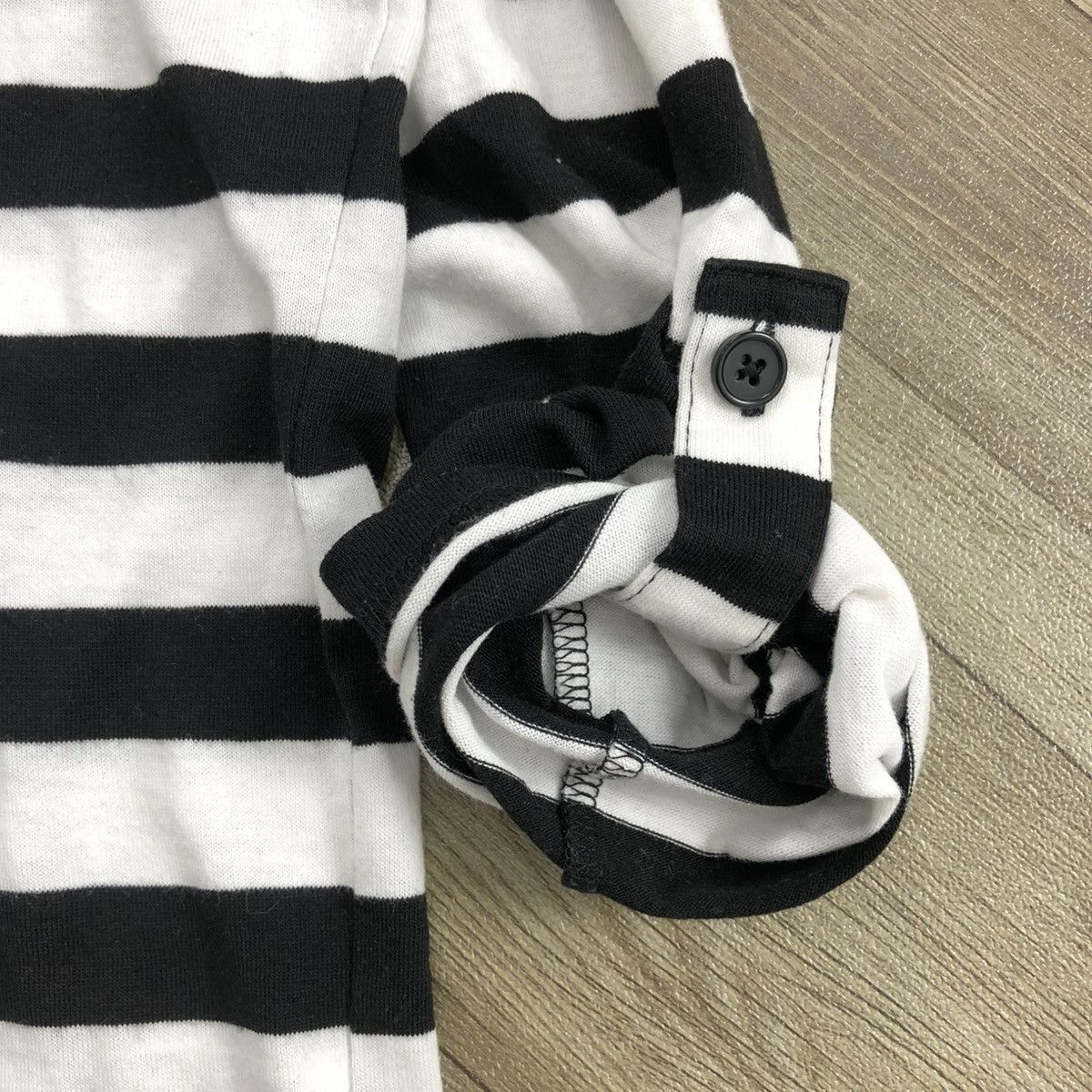 If Six Was Nine × Japanese Brand × Le Grande Bleu (L.G.B.) 2000s Durante London Punk Gothic Goa Striped Long Sleeve Size US L / EU 52-54 / 3 - 7 Thumbnail