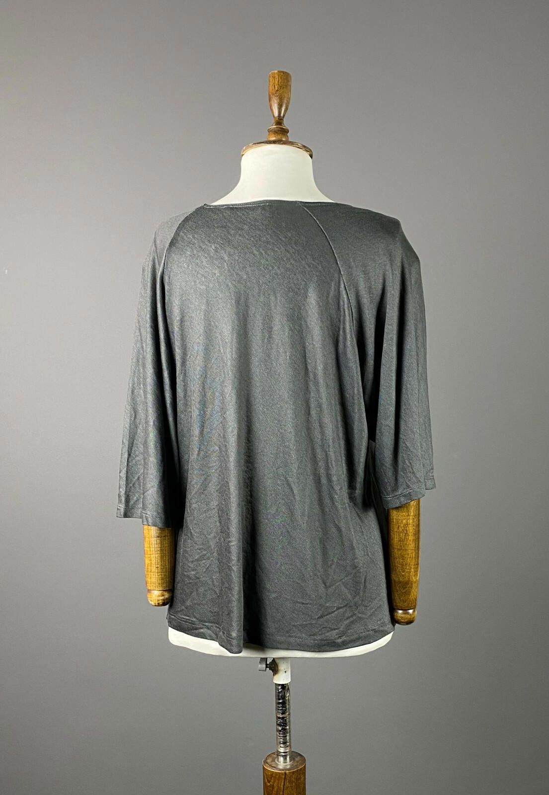 Annikki Karvinen Annikki Karvinen Gray 3/4 Sleeve Top Pullover Sweater Size M Size M / US 6-8 / IT 42-44 - 6 Thumbnail