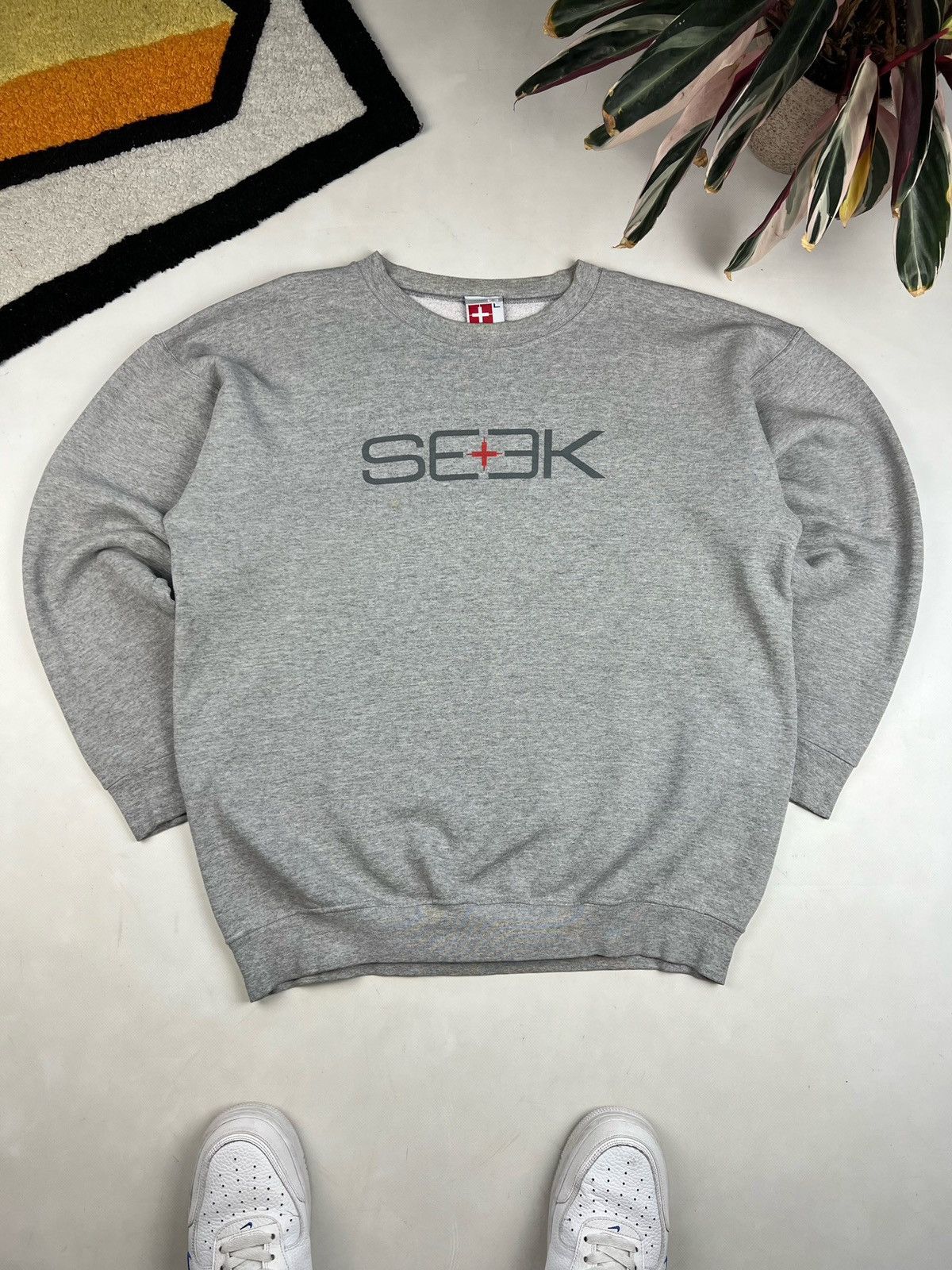 Vintage SEEK SKATEBOARDS Rare T-SHirt Faded Black Sz L Size US L / EU 52-54 / 3 - 1 Thumbnail
