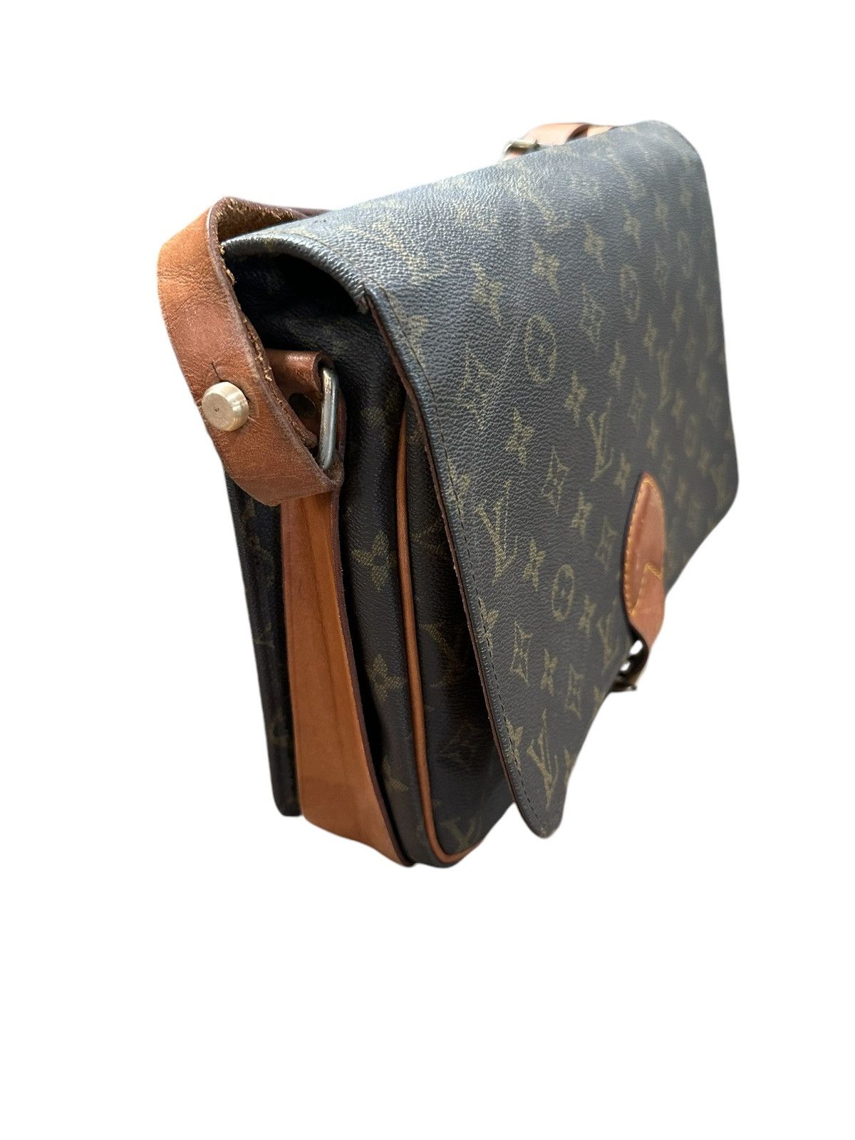 Louis Vuitton × Vintage VINTAGE LOUIS VUITTON CARTOUCHIERE MONOGRAM SHOULDER BAG Size ONE SIZE - 9 Thumbnail