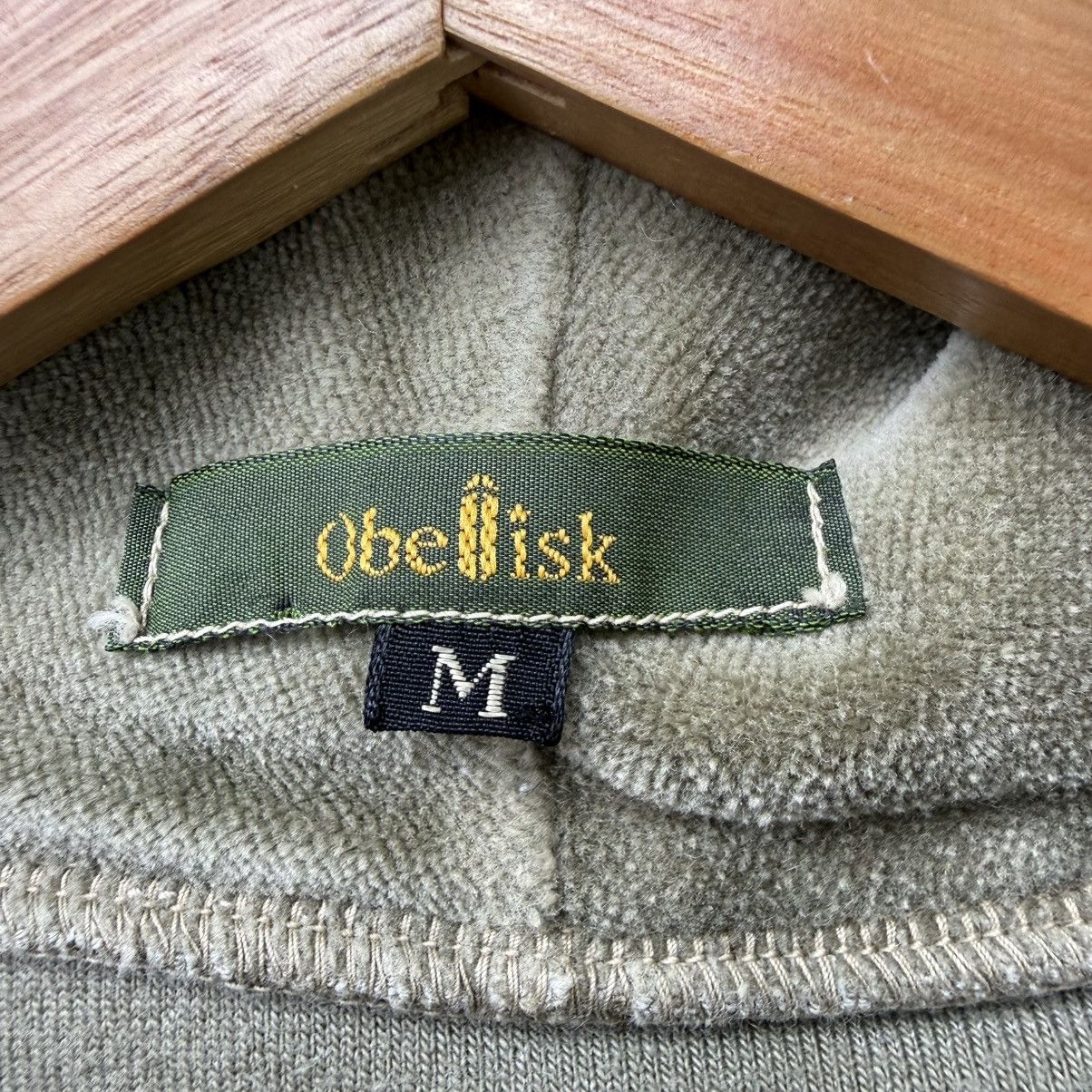 Obelisk Vintage Obelisk Leather Strip Hoodie Size US M / EU 48-50 / 2 - 10 Thumbnail