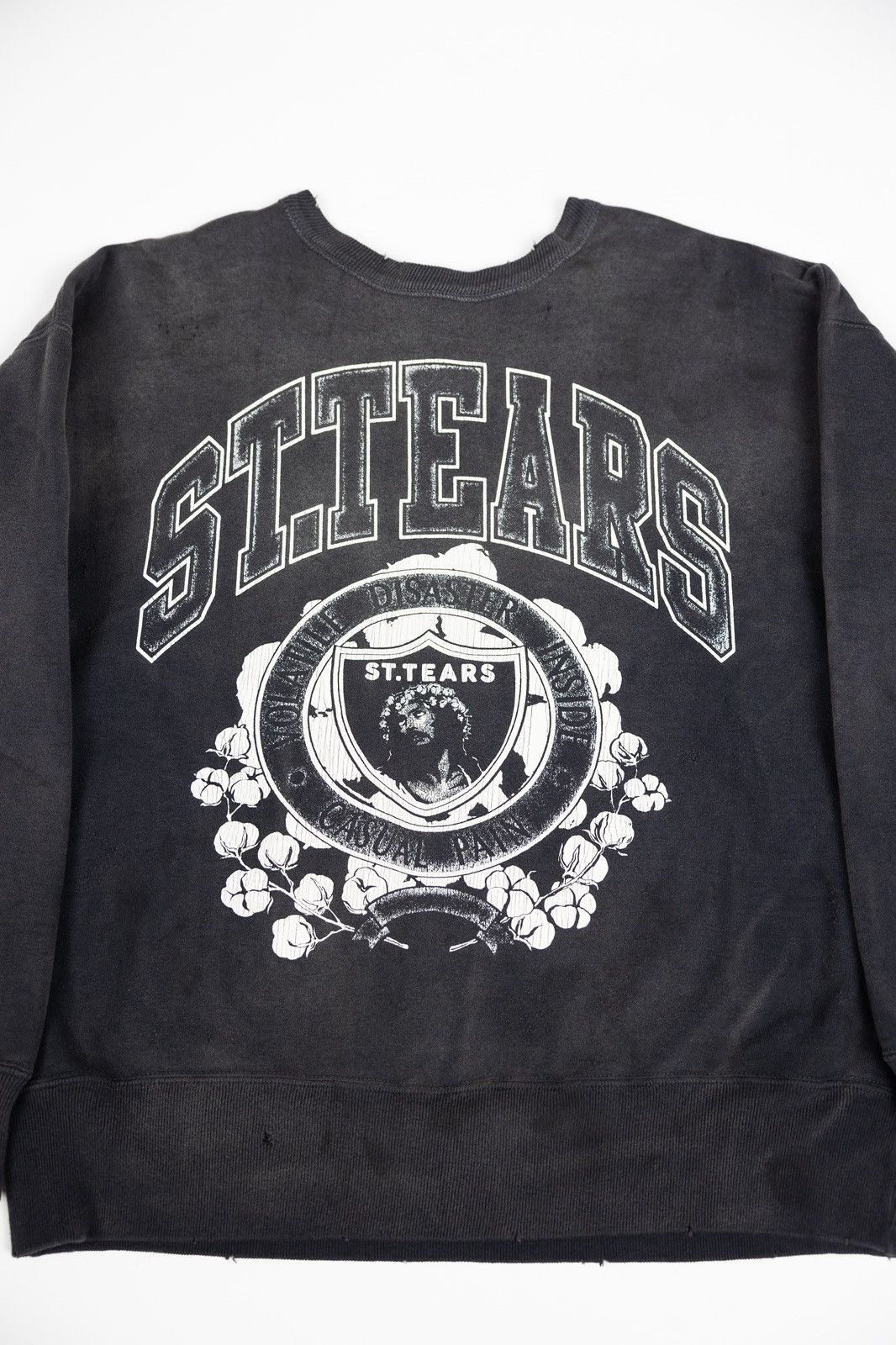 DENIM TEARS × Saint Michael Saint Michael x Denim Tears ST.TEARS Crewneck Size US M / EU 48-50 / 2 - 2 Thumbnail
