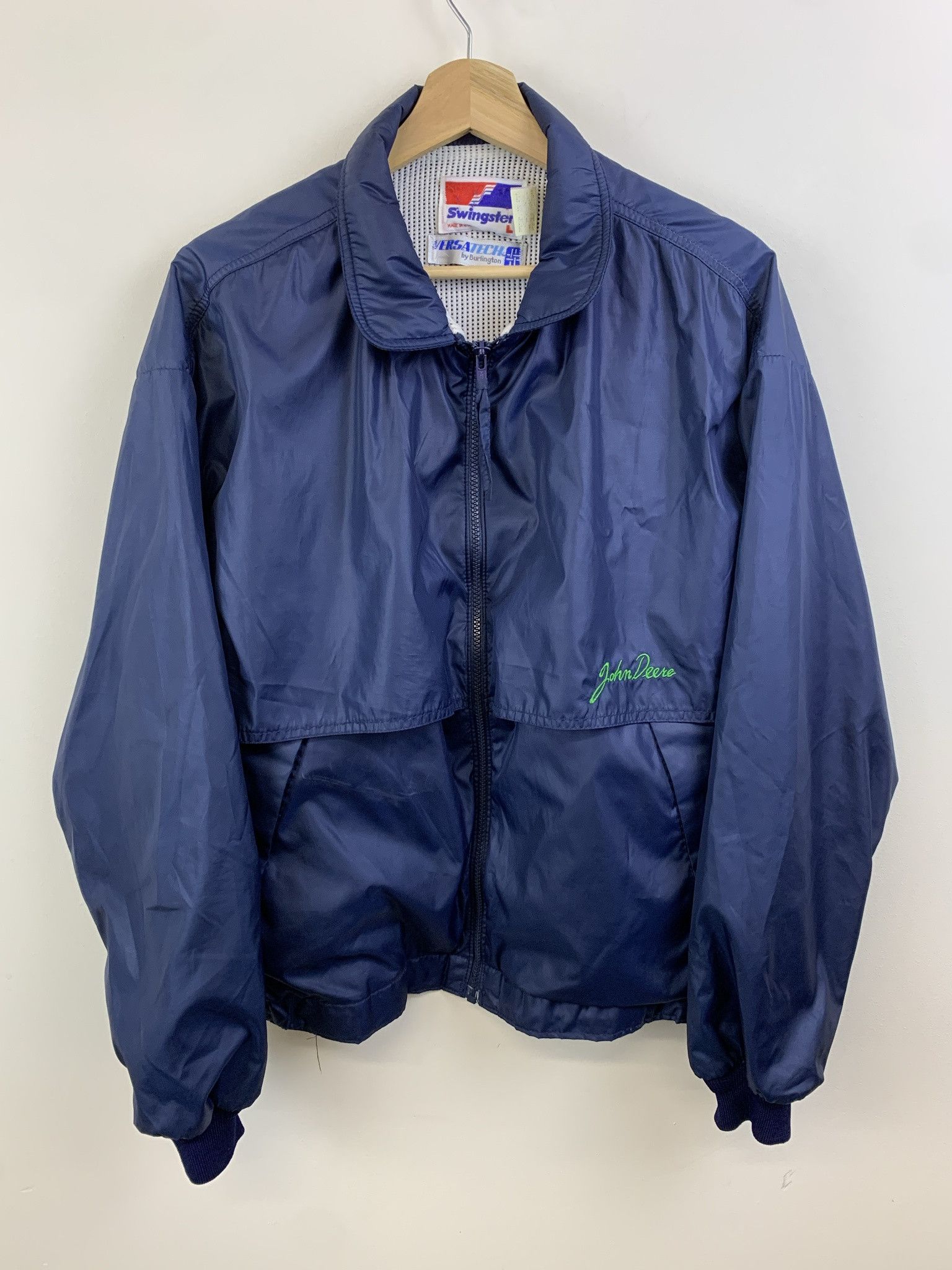 John Deere × Vintage Vintage 1990s John Deere Windbreaker Light jacket Size L Size US L / EU 52-54 / 3 - 1 Thumbnail